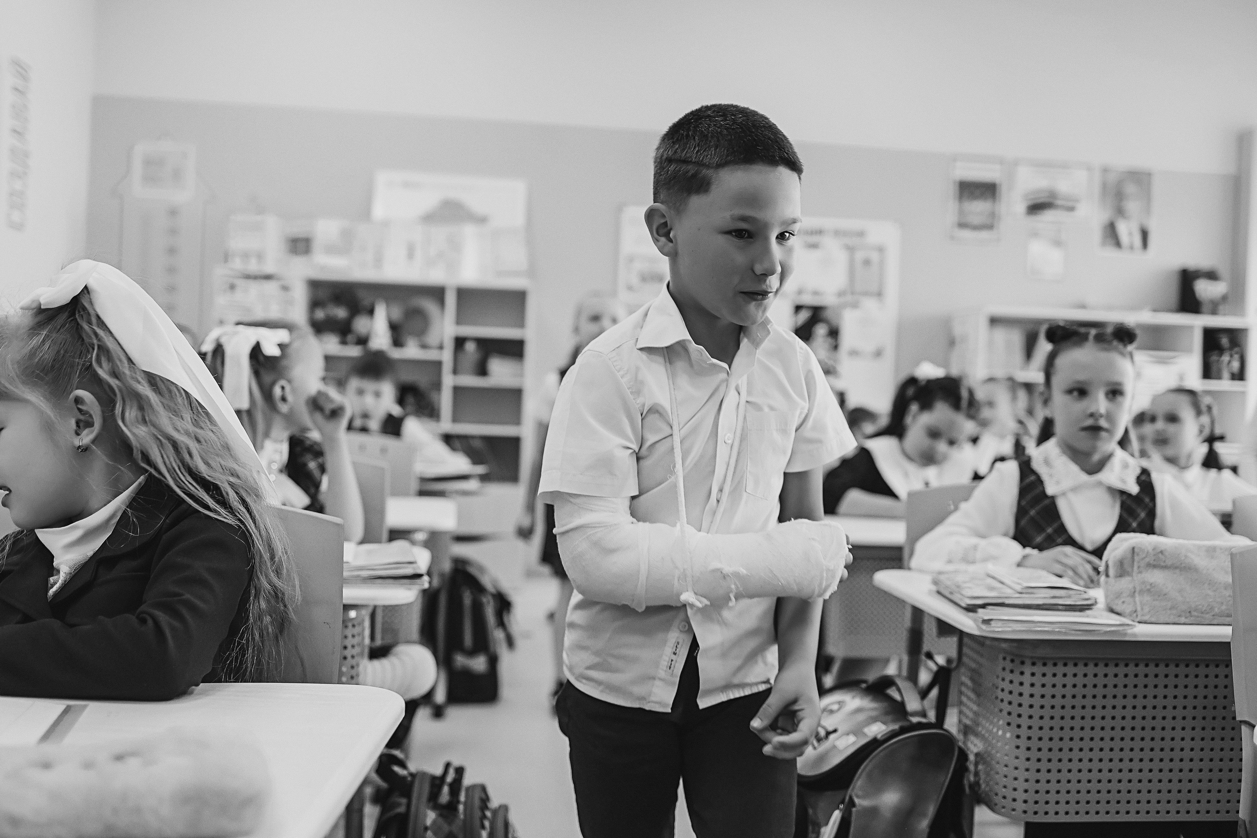 Один день в школе 1 класс. Семейный фотограф Тюмень, фотограф на роды Салмина Мария