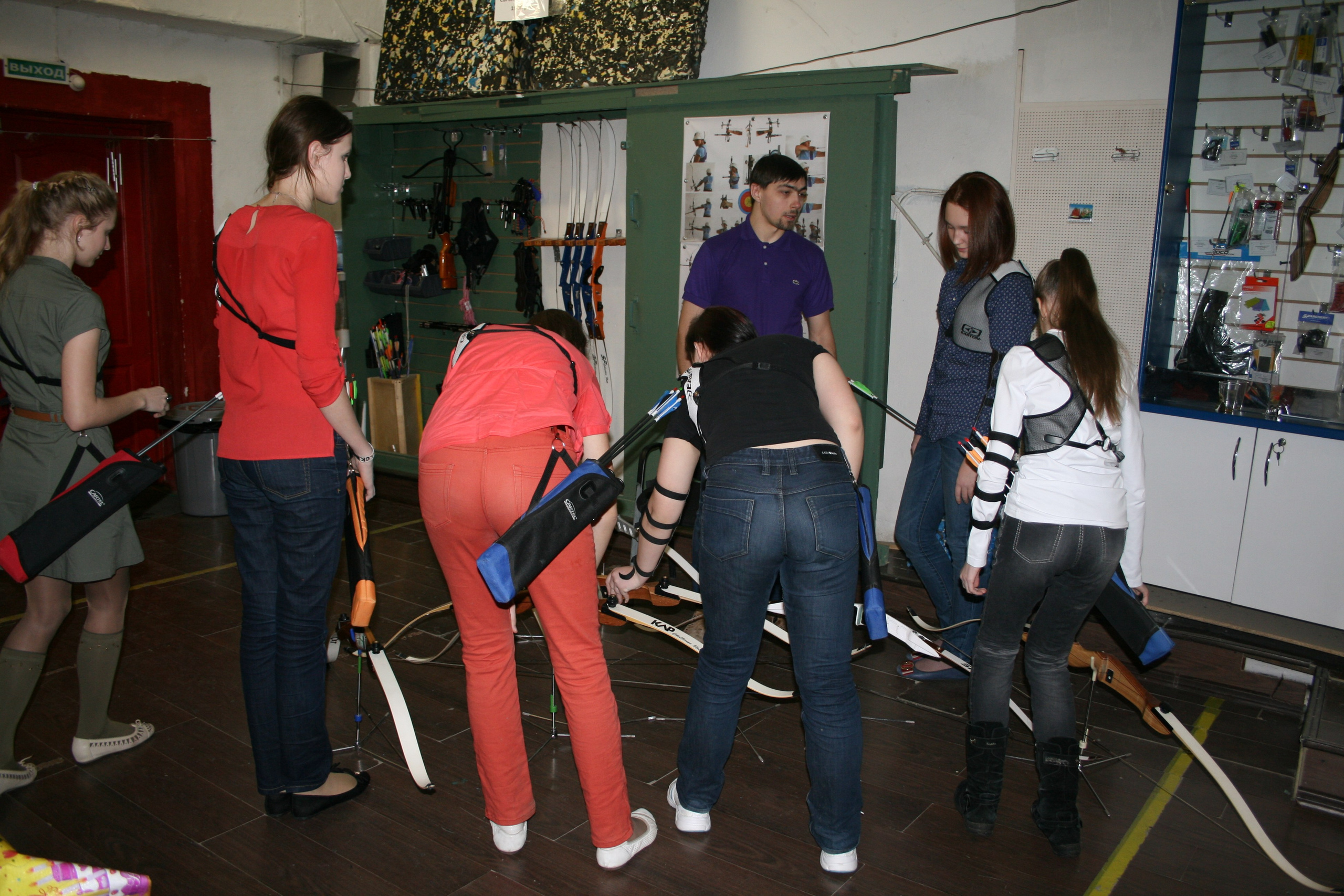 Соня ДР Стрелковый клуб 14 лет 15.03.2014. Семейный, Свадебный фотограф СПБ Питер— Романова Екатерина