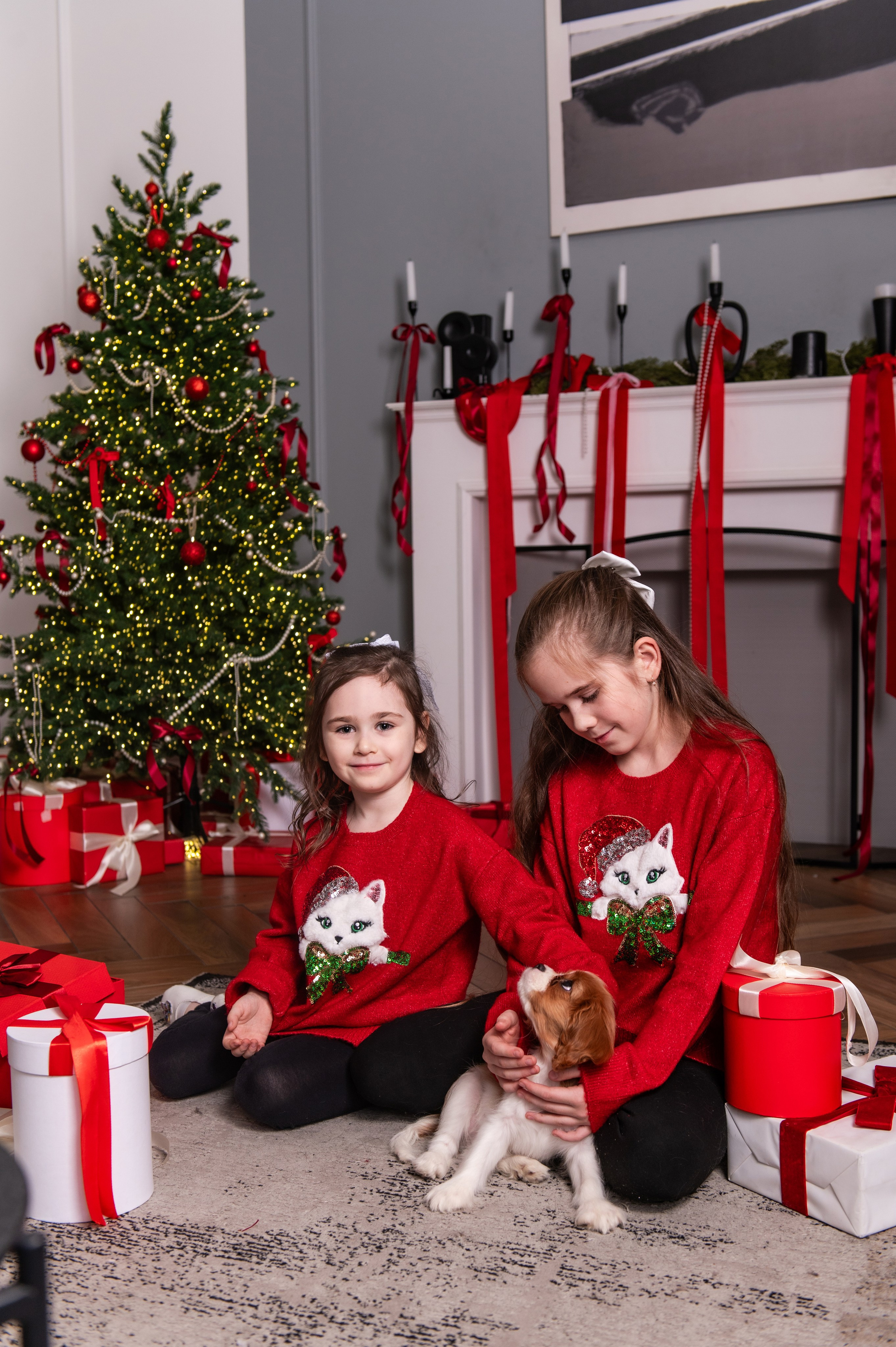 Новогодняя история с любимцем. Свадебный и семейный фотограф в Санкт-Петербурге — Мария Черепанова