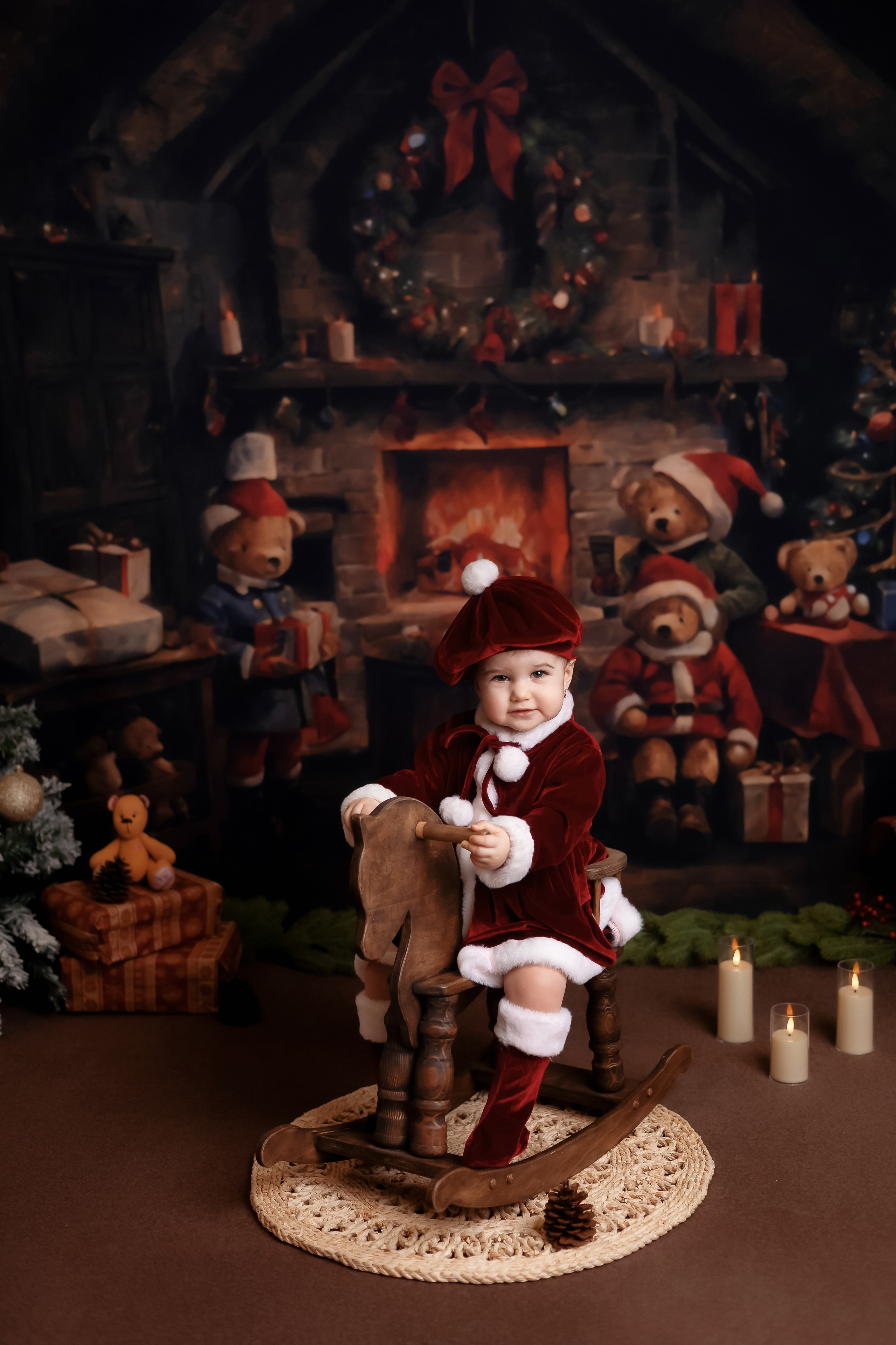 Фотосессия на два годика в детской студии Москвы 