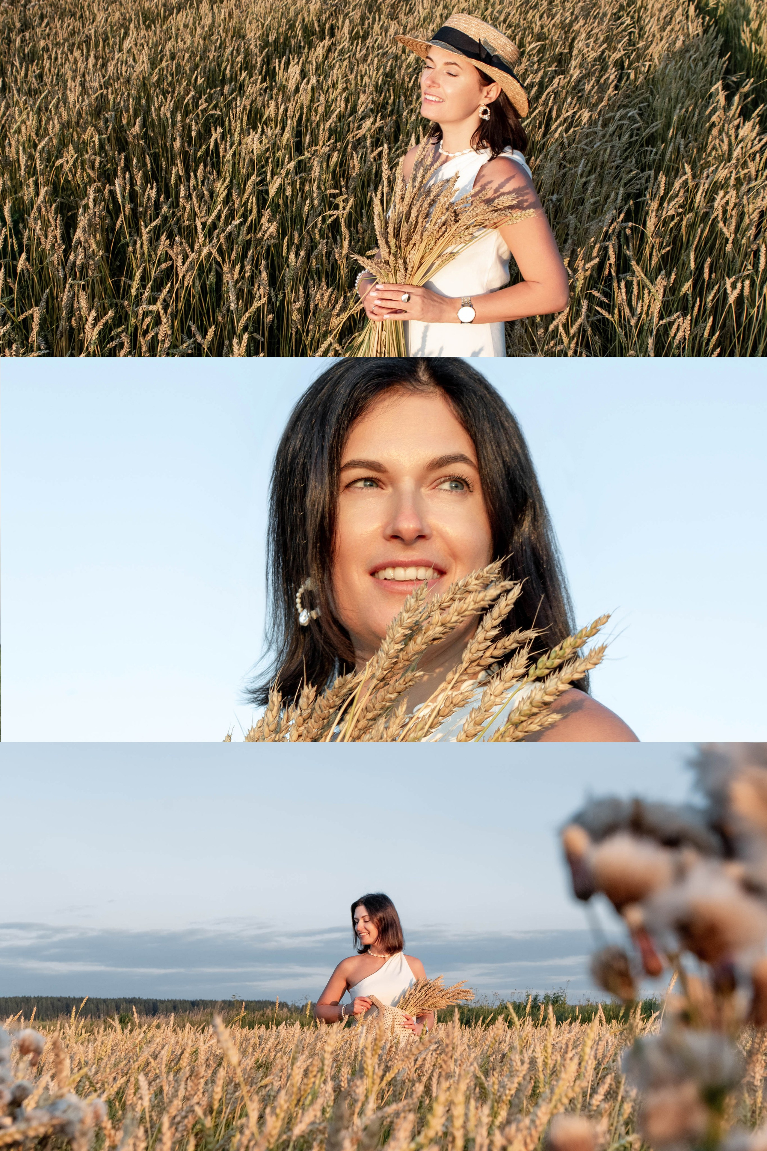 Пшеница на закате. Фотограф Екатерина Голицына