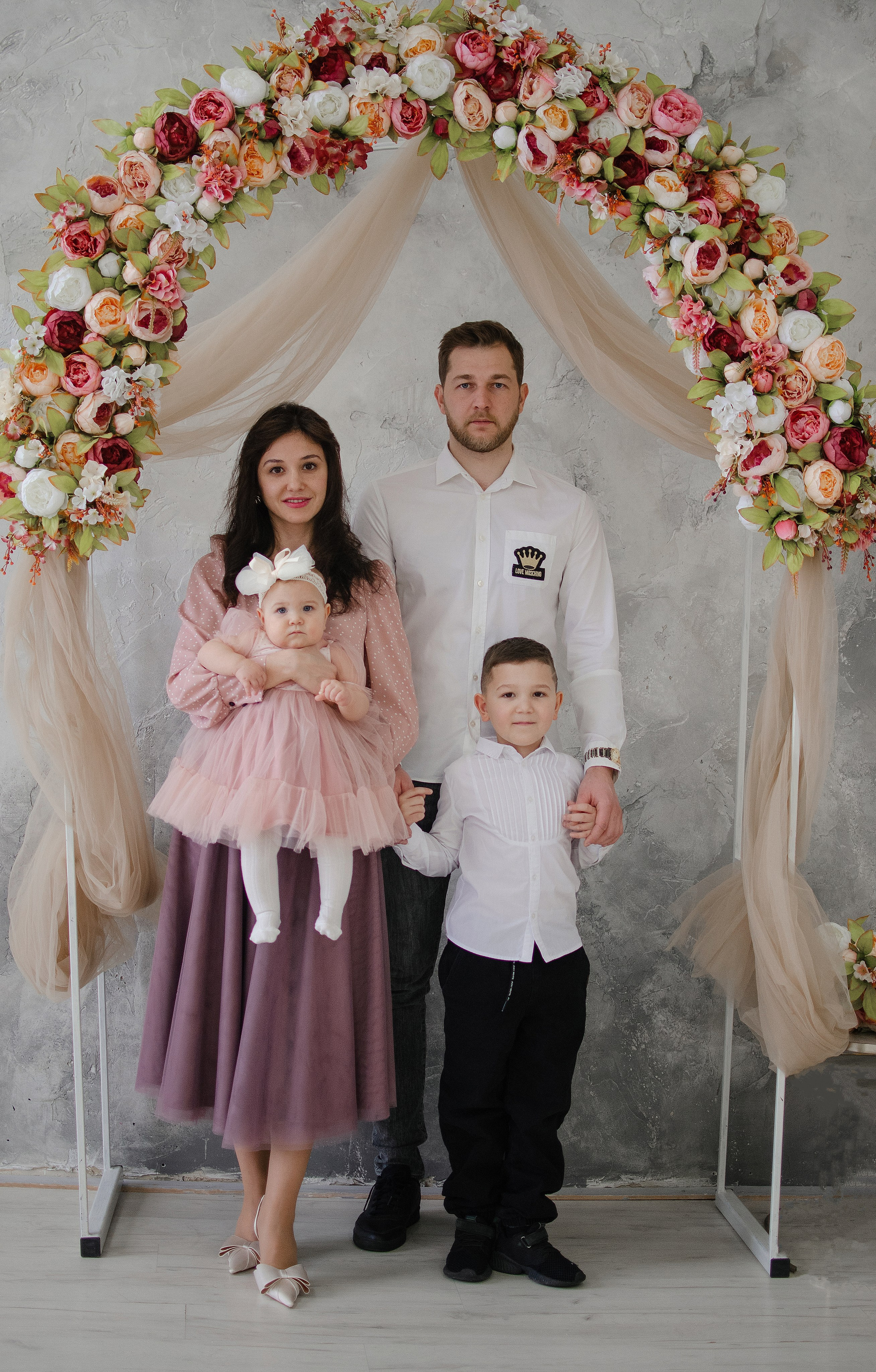 Семейная новогодняя фотосессия