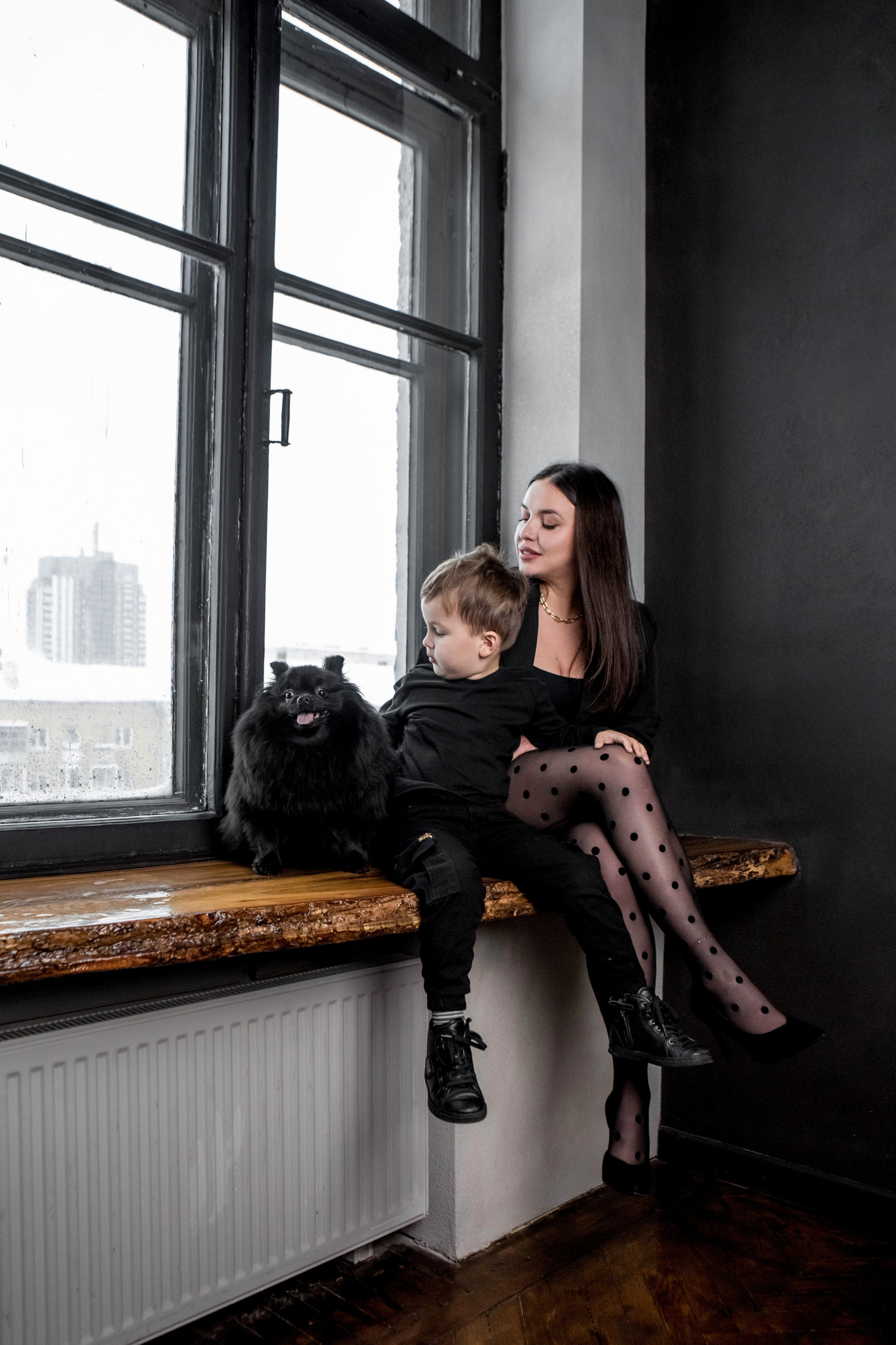 Мама и сыновья. Фотограф Екатерина Голицына