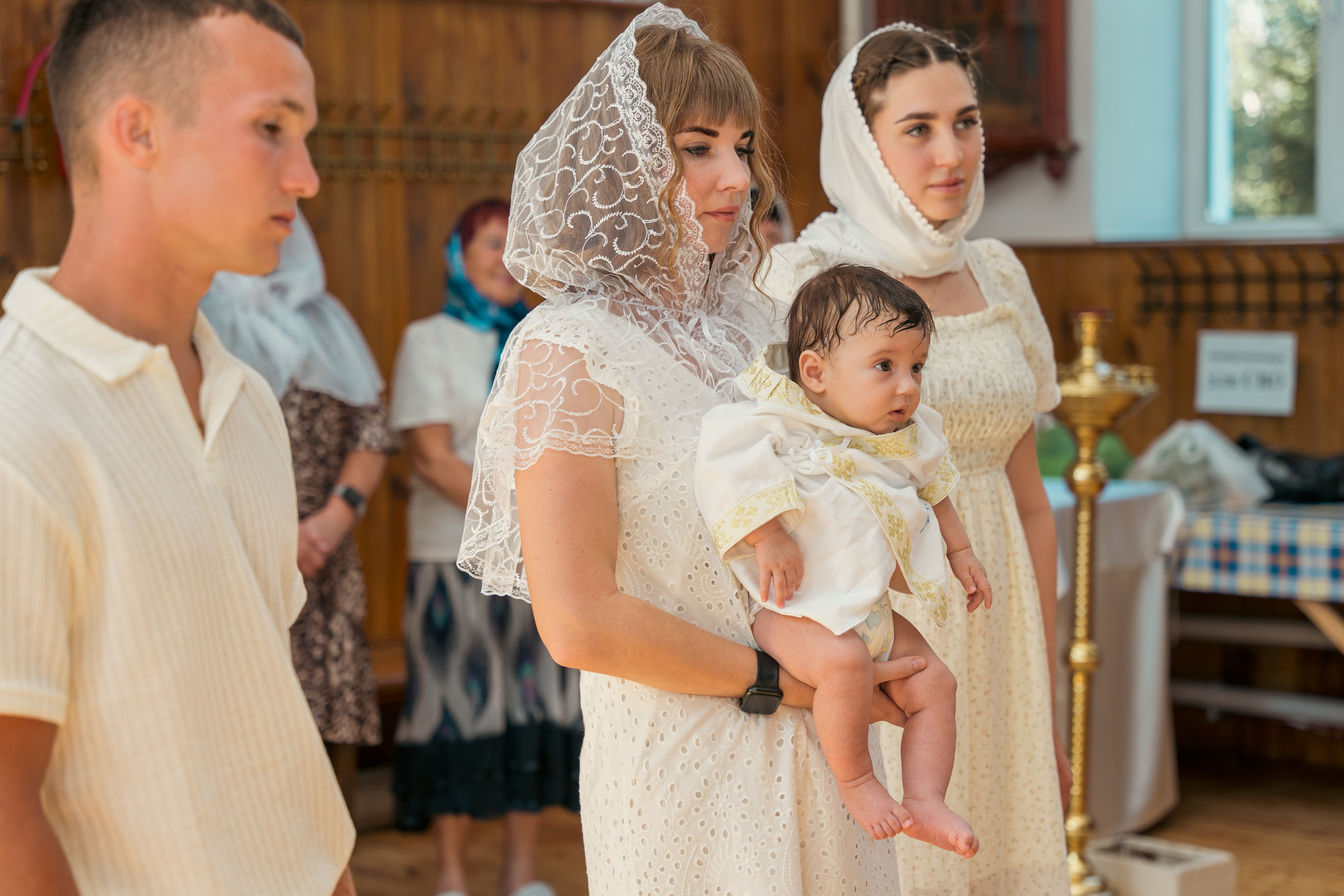 Крещение малыша Владимира: начало духовного пути. Фотограф |Ленинск, Волжский, Волгоград| Наталья Савилова