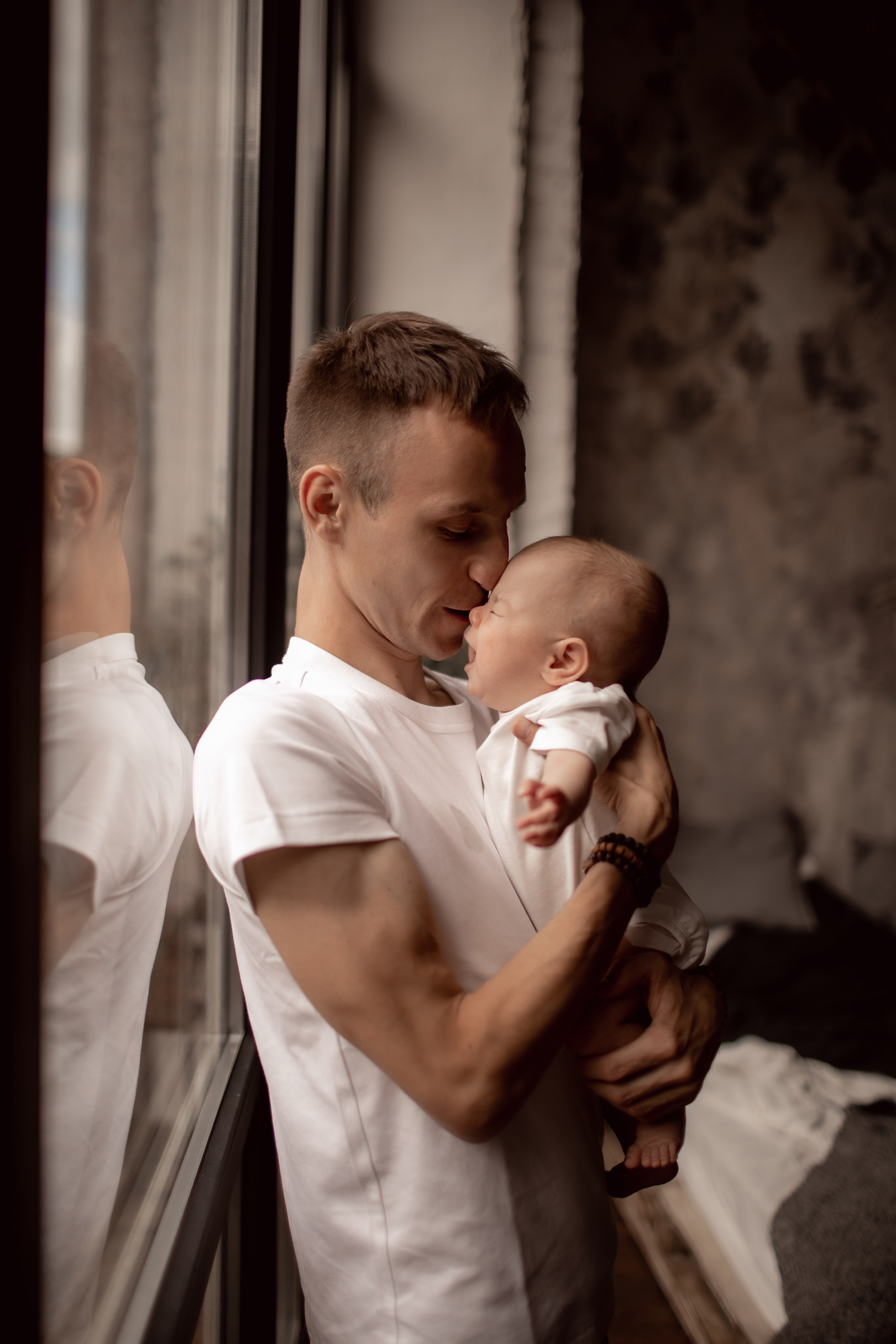 Валерия и Геннадий с крошкой. Семейный фотограф в Москве