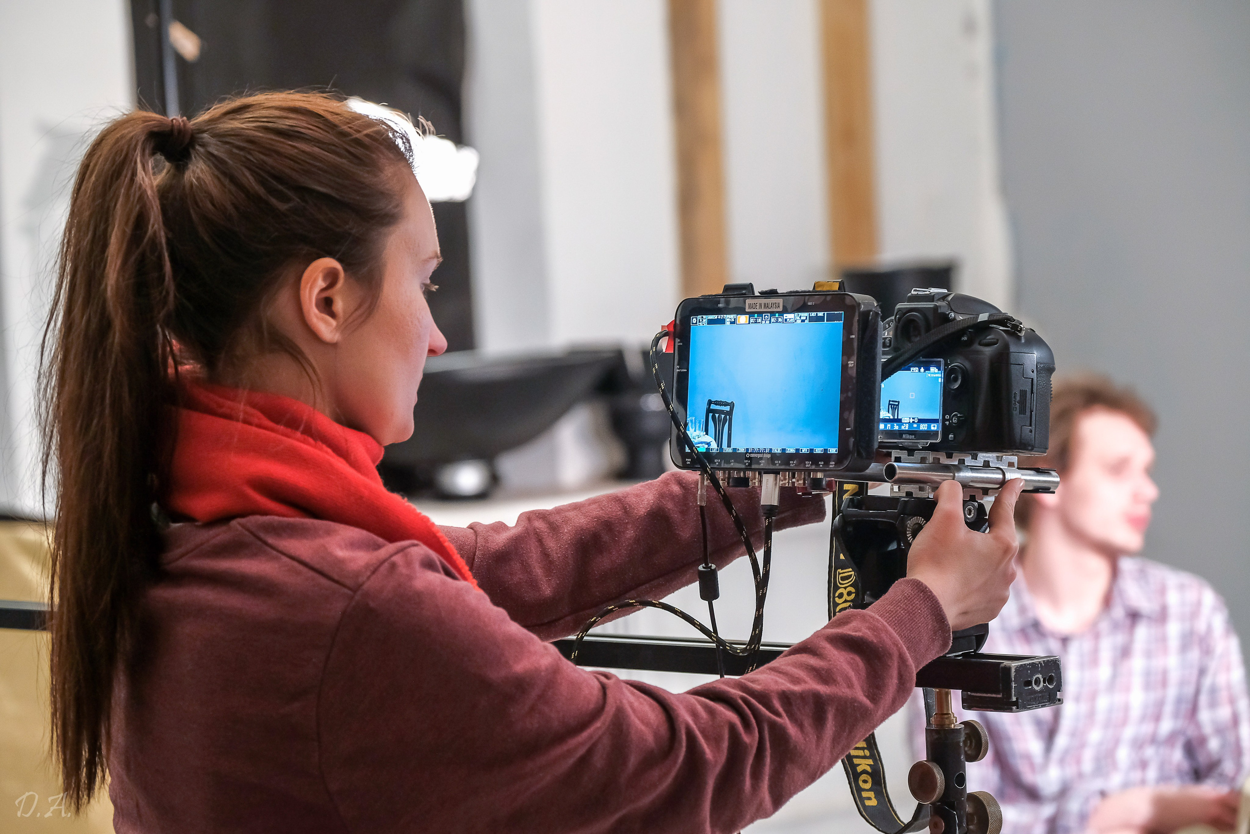 Короткий метр «Подарок». Реж. Серж Самойлов. Бэкстейдж. Фотограф Дмитрий Алексеев