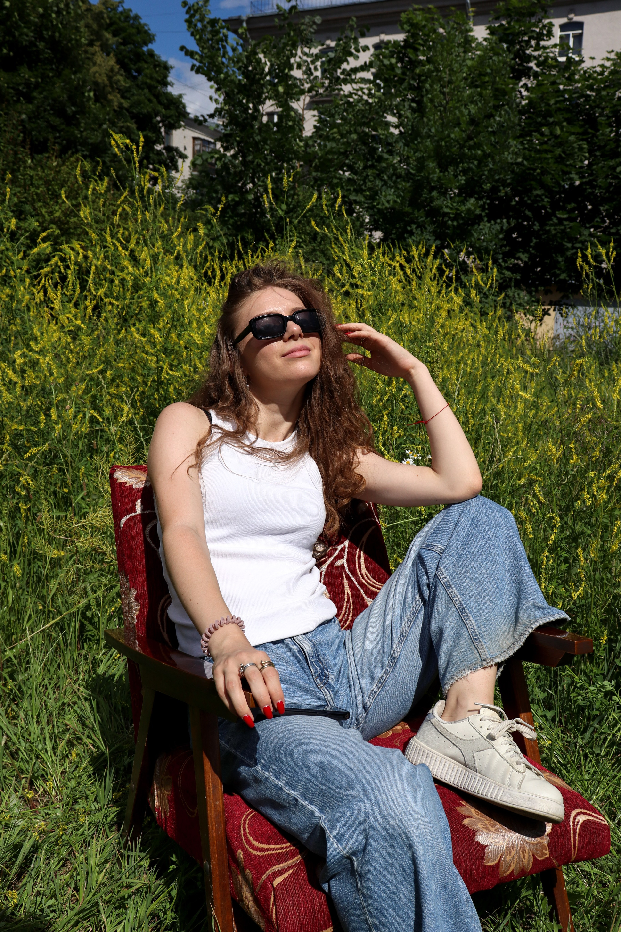 Модная съёмка во дворе. Ивентный фотограф в Санкт-Петербурге Олег Комков