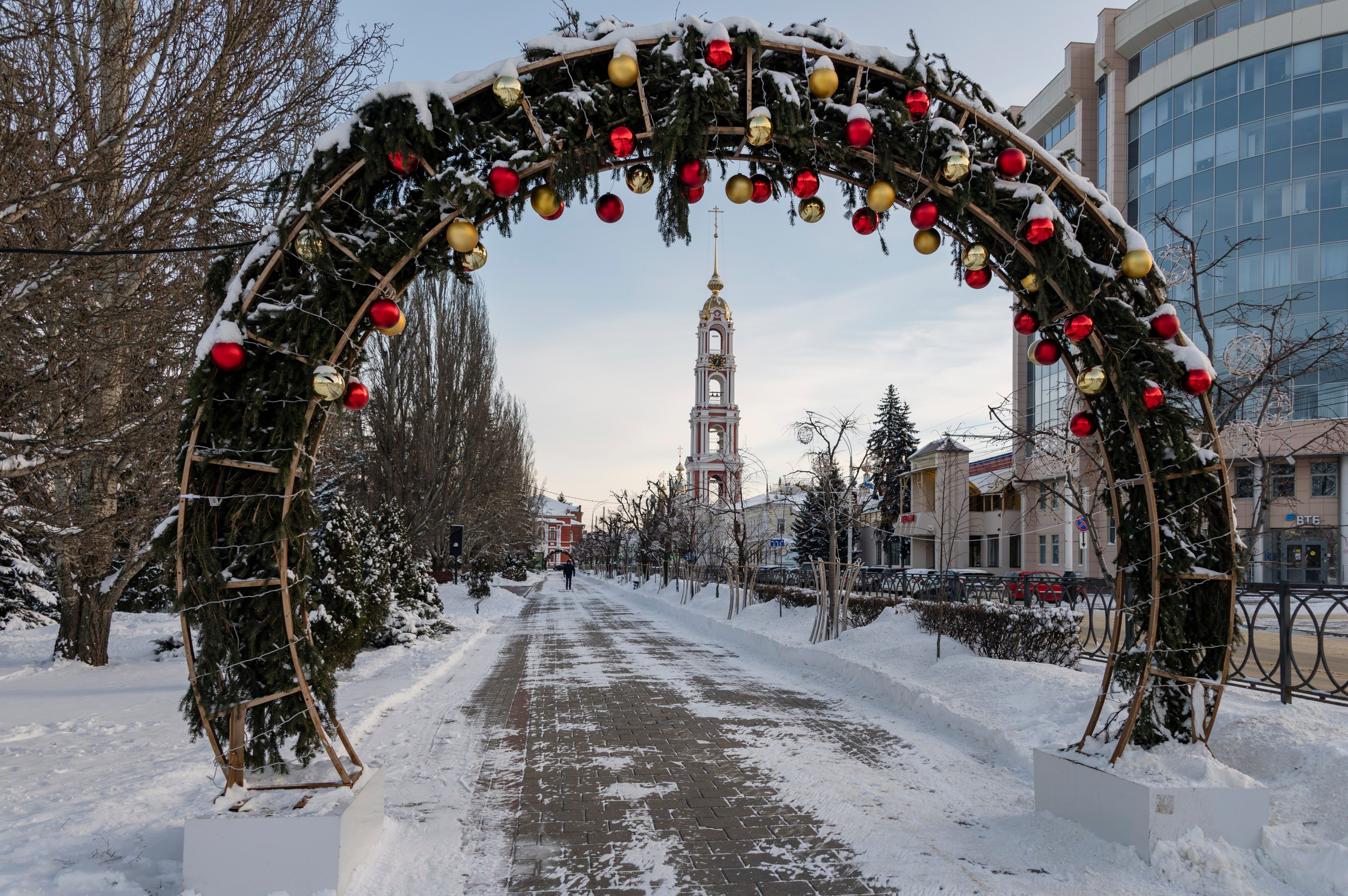Январский Тамбов. 2024 год. Фотограф Роман Адлер