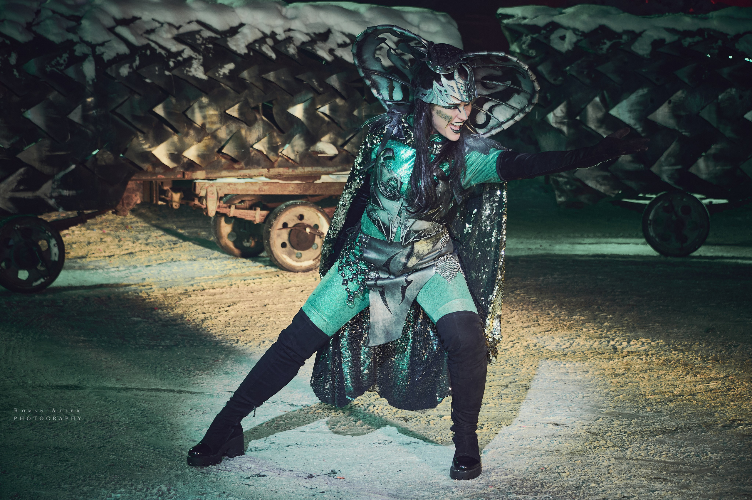 Новогодняя сказка от Ночных волков. Фотограф Роман Адлер