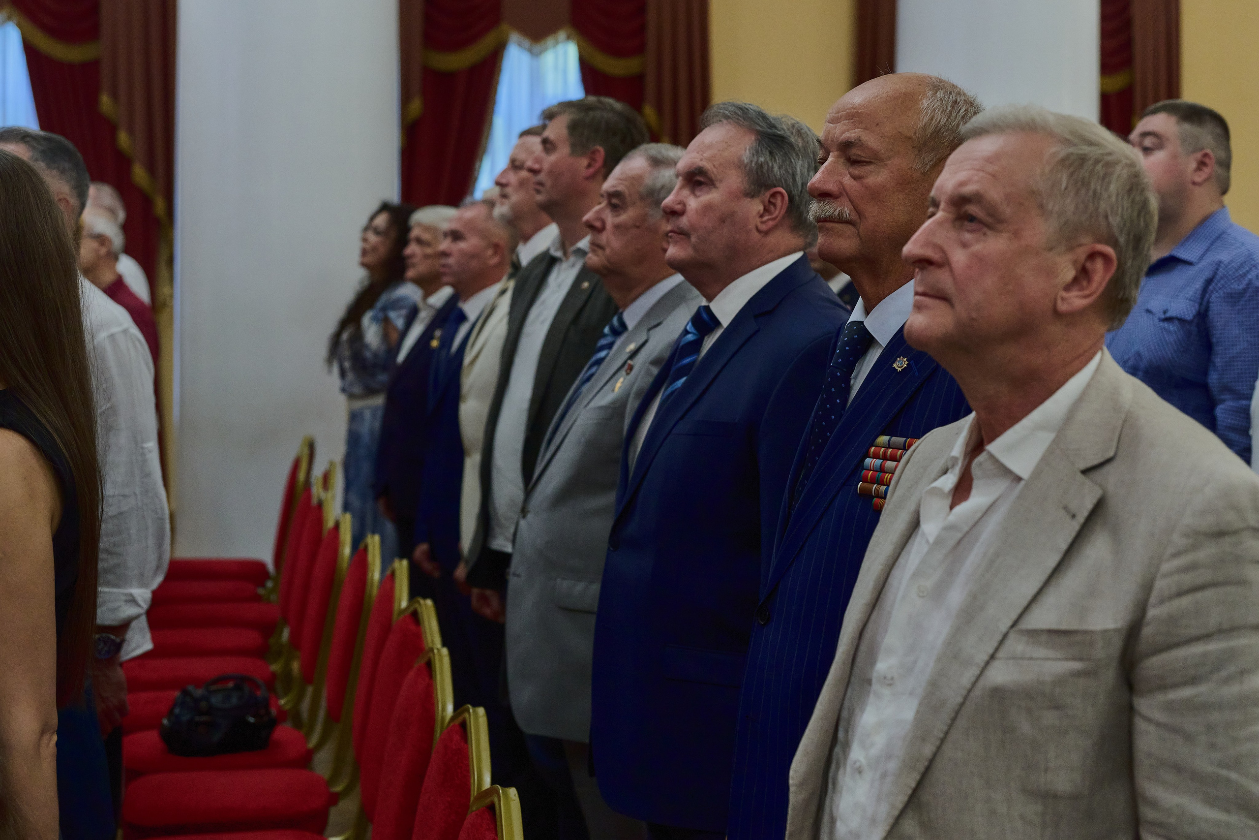 Церемония награждения медалями «Память Героев Отечества». Фотограф Роман Адлер