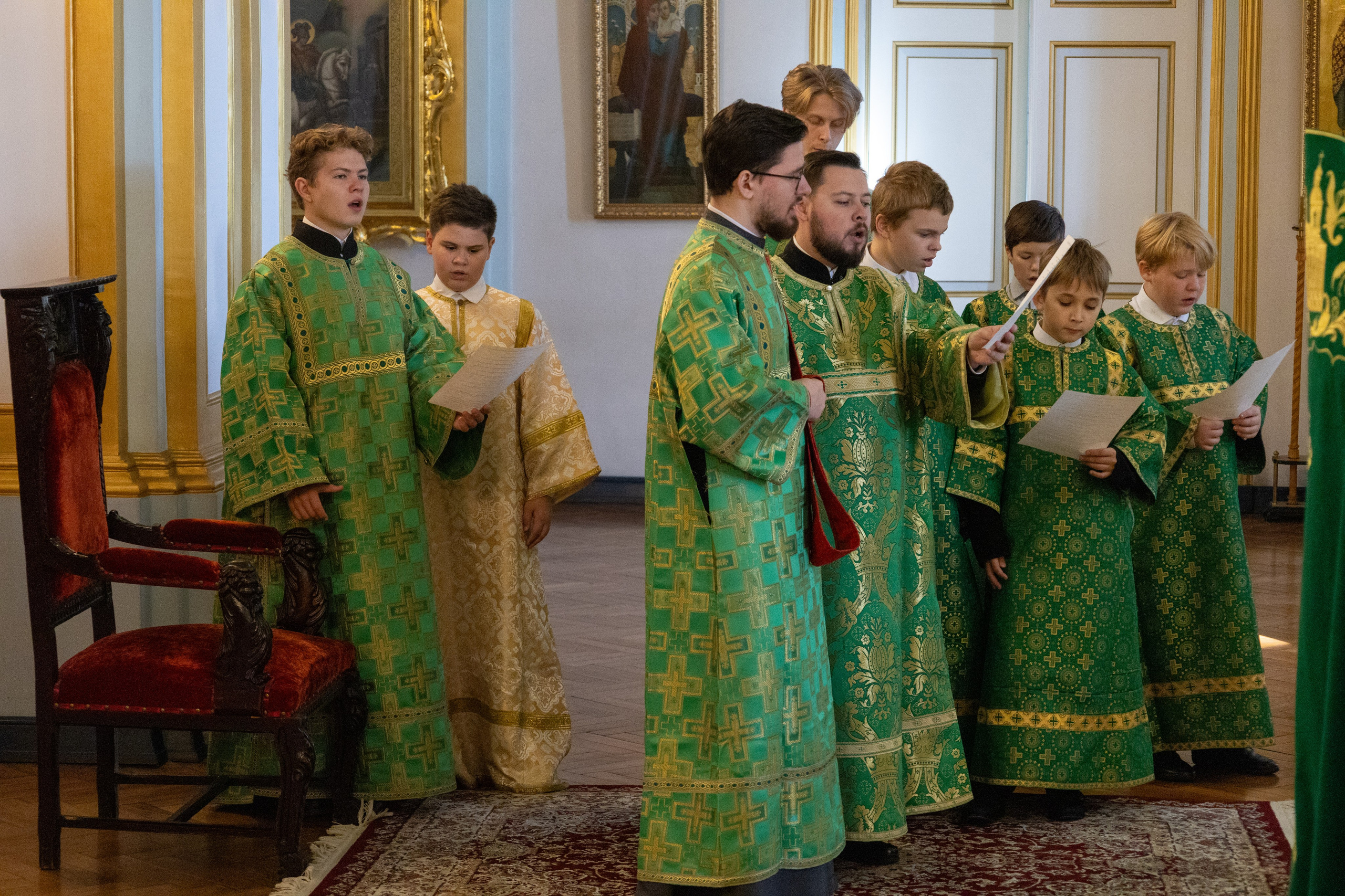 Неделя 16-я по Пятидесятнице, по Воздвижении. Глас 7-й. Попразднство Воздвижения Креста. Вмч. Никиты. НИКОЛО-БОГОЯВЛЕНСКИЙ МОРСКОЙ СОБОР