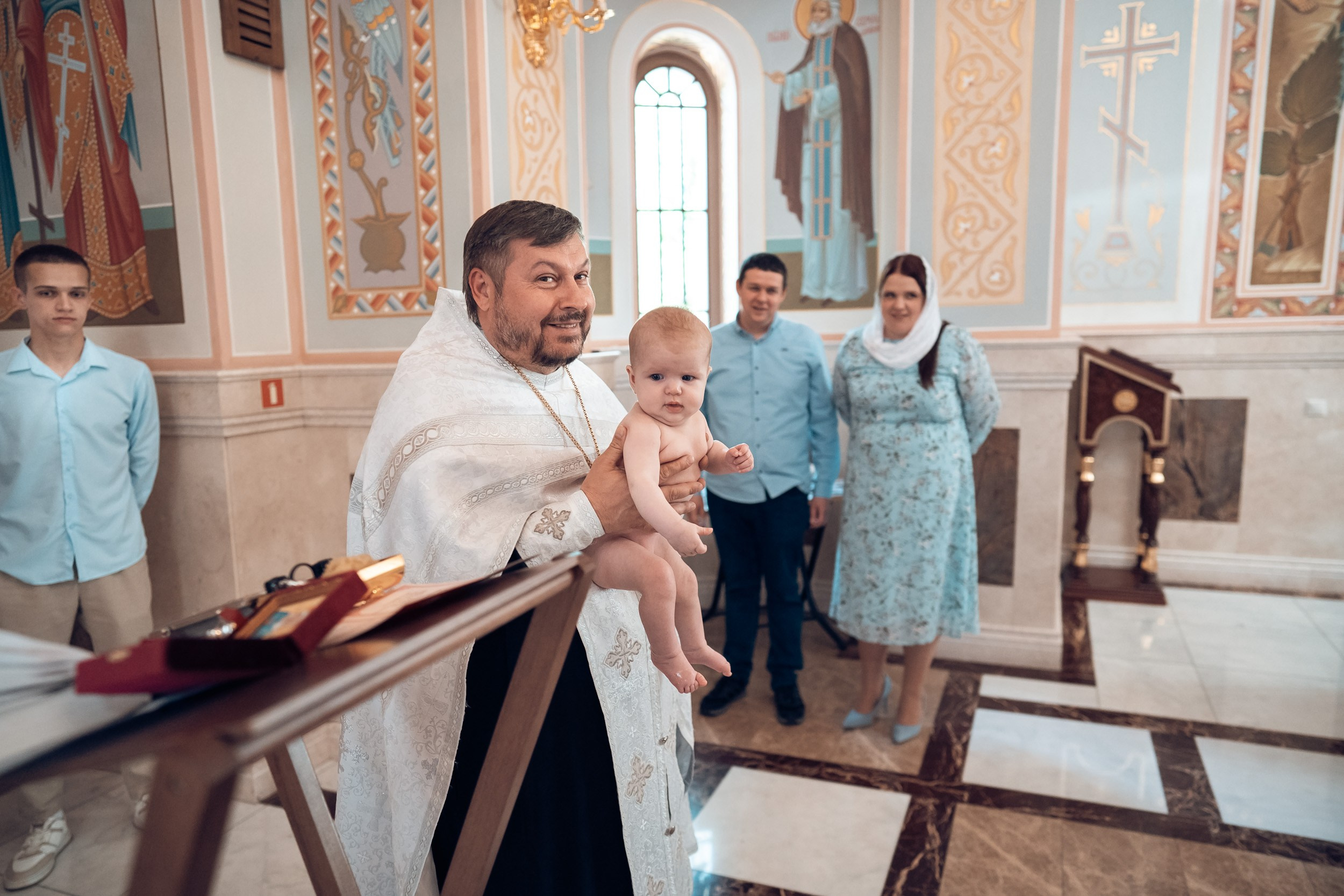 Крещение в Александро-Невском соборе Симферополь. Церковный фотограф Севастополь