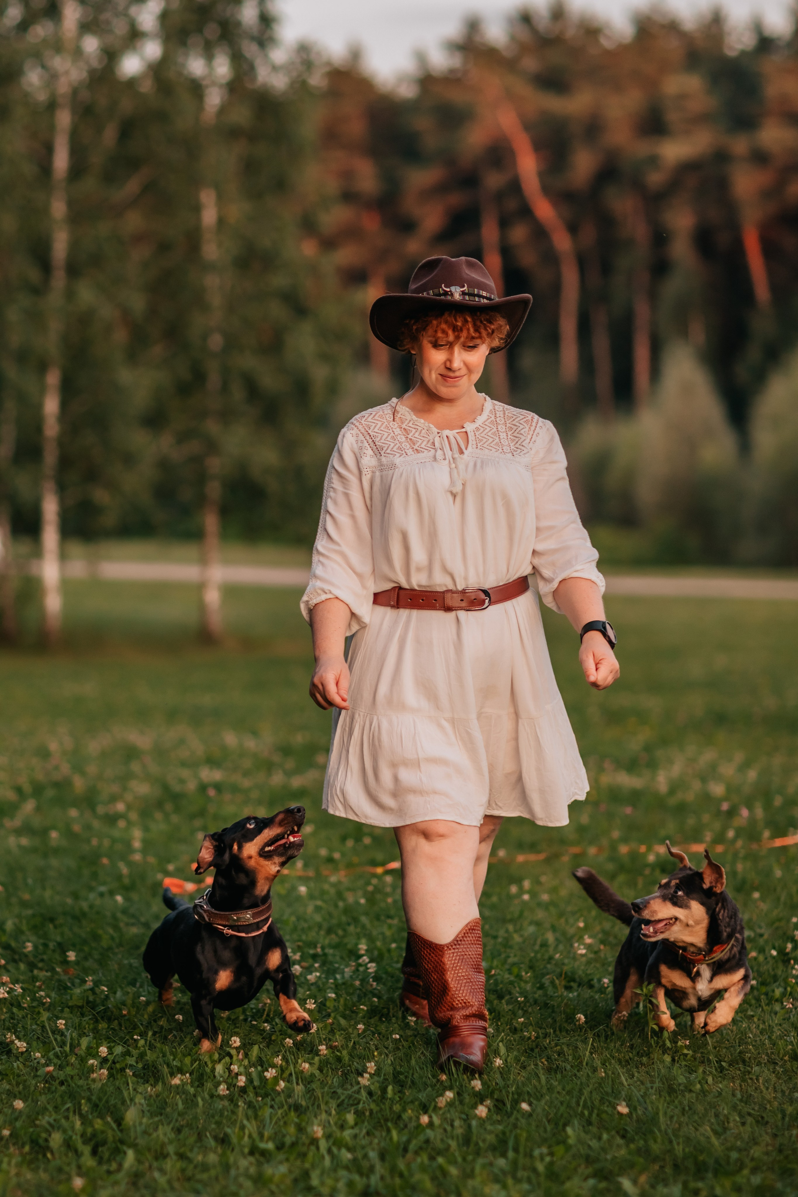 Анна, Шкипер и Джина. Семейный фотограф анималист Мария Крючкова