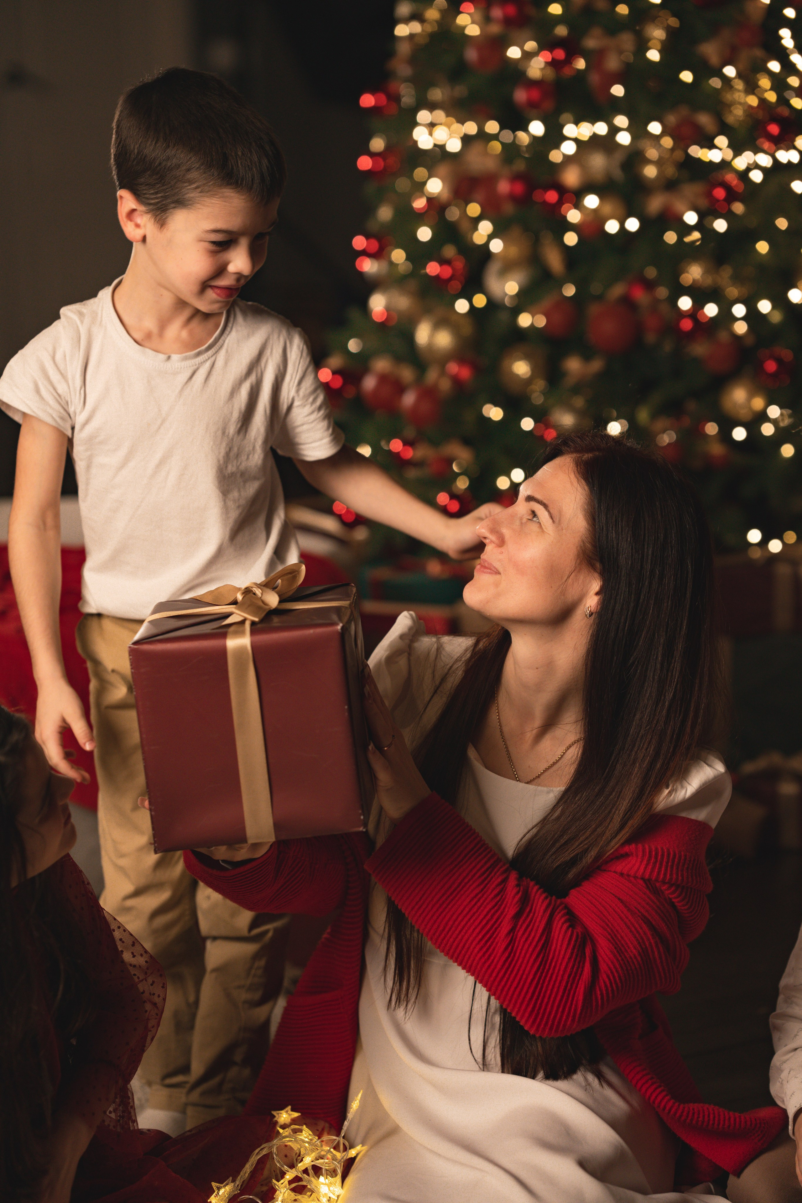 Новогодняя история большой прекрасной семьи Ирины. Семейный и портретный фотограф в Санкт-Петербурге Татьяна Гримоть
