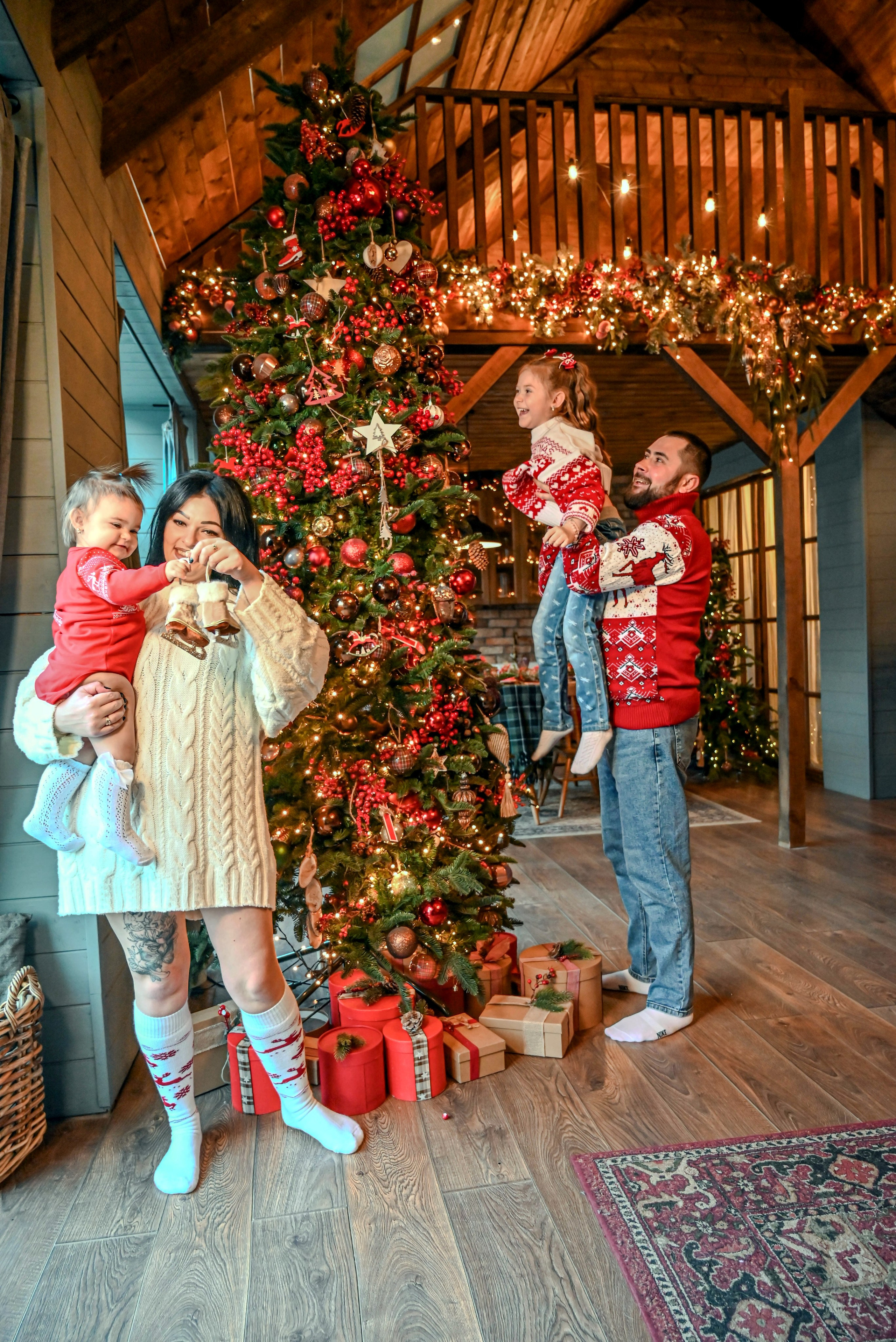 Леонида с семьёй в Шале. Семейный и детский фотограф Москва