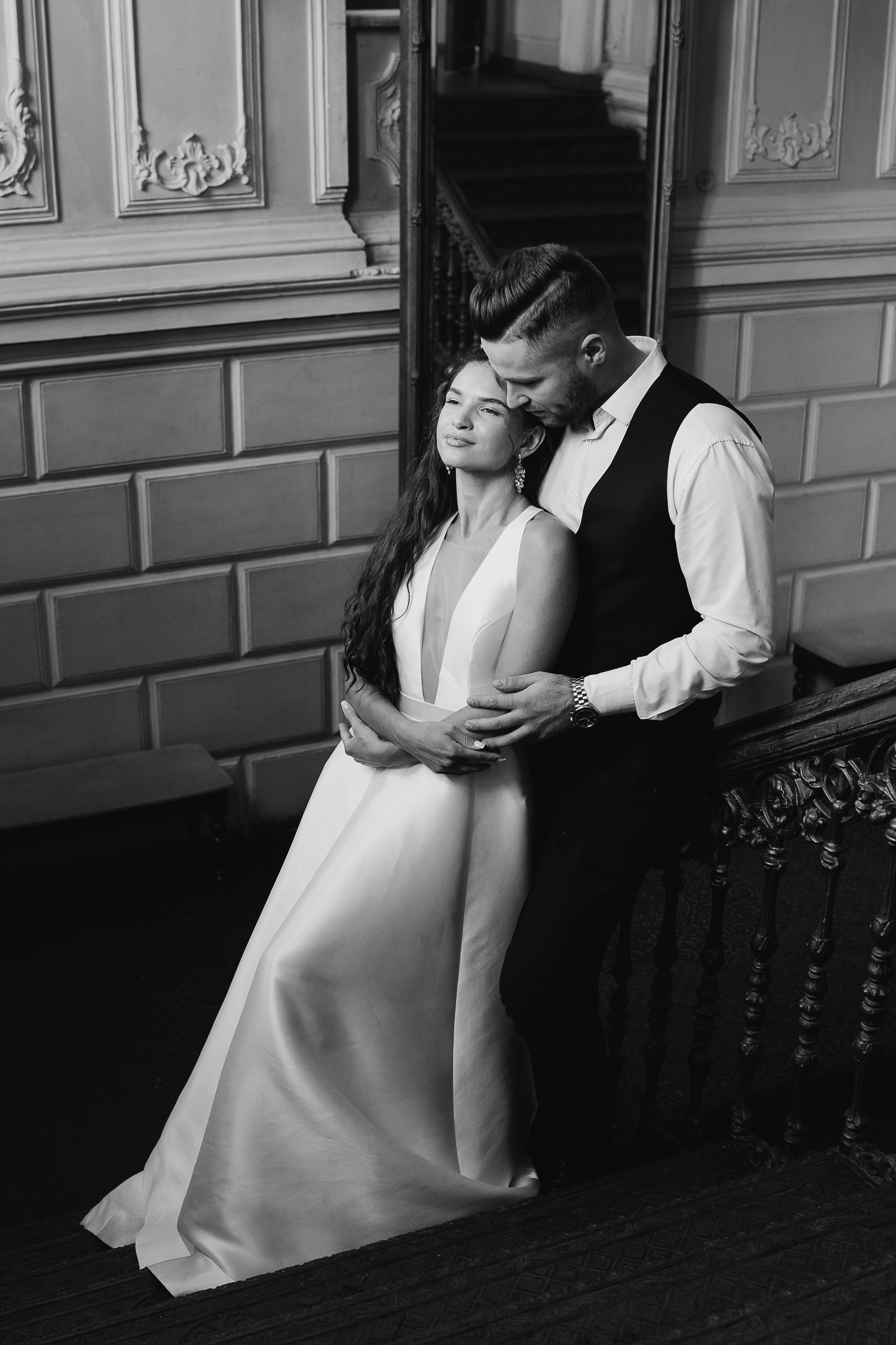 Свадебная фотосессия в библиотеке. Семейный фотограф в Москве Галина Гончар