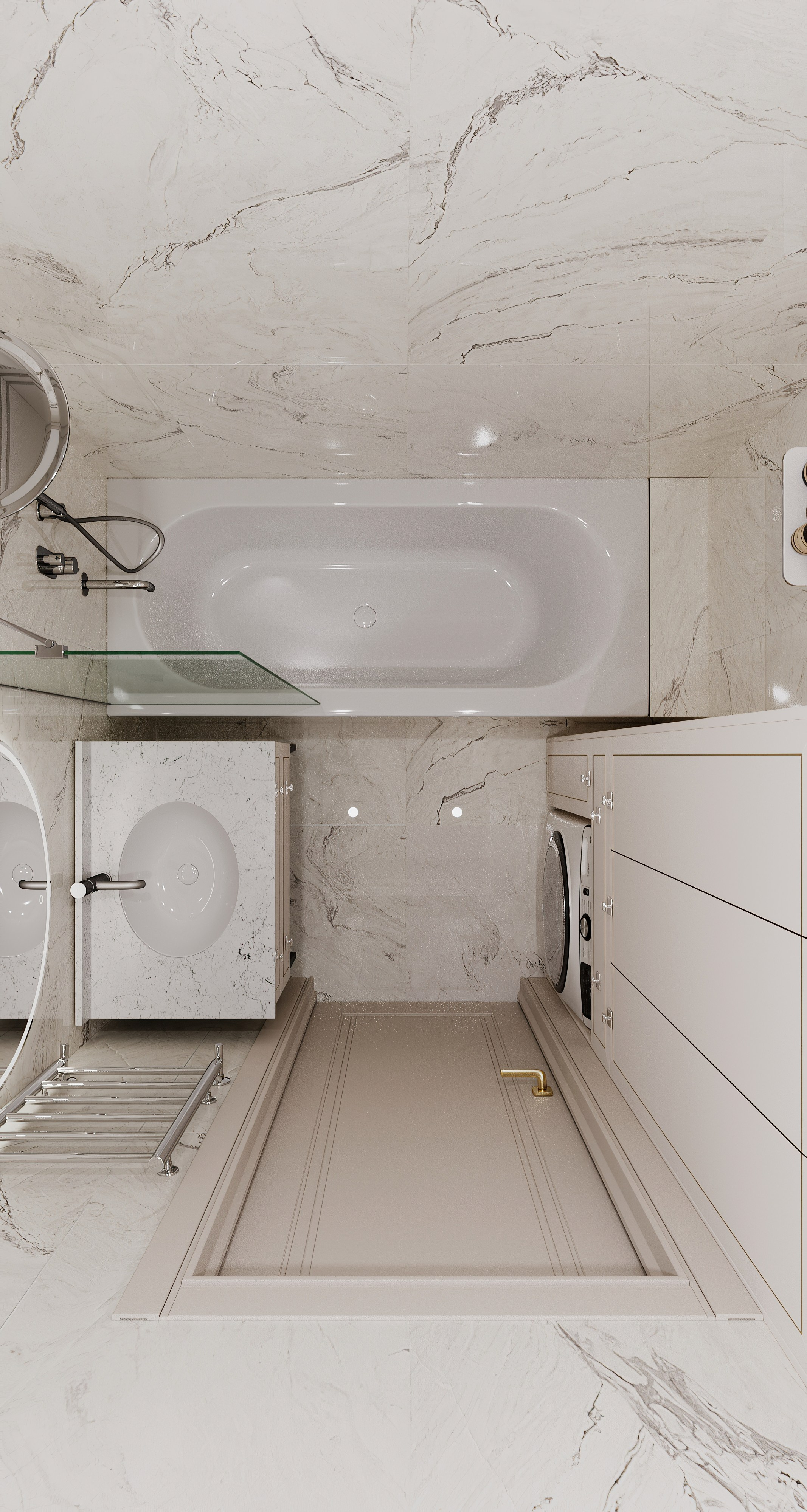 Ванная комната Финал. Визуализатор Векшина Елена