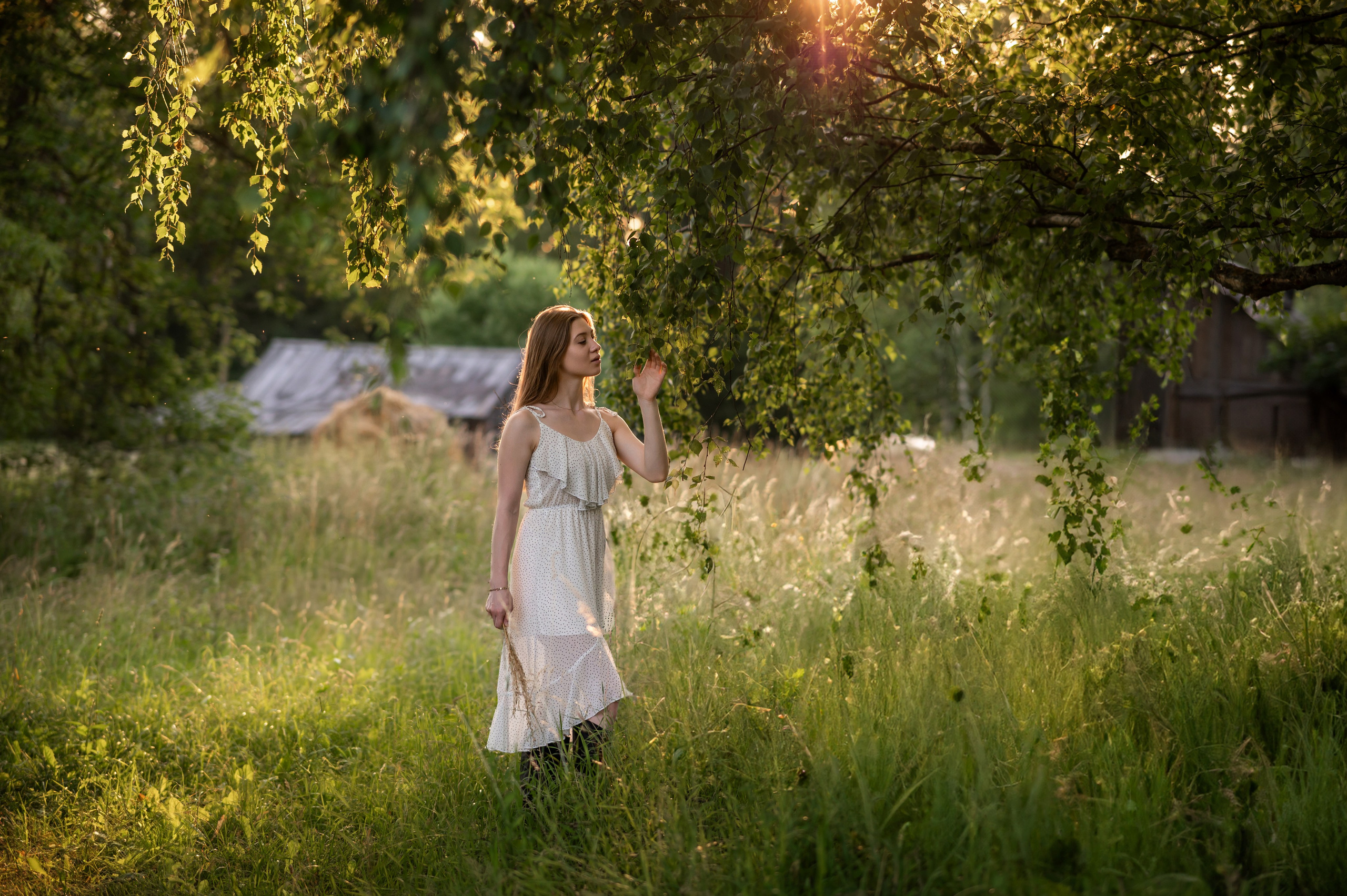 Анастасия в кинодеревне (Горки Ленинские)