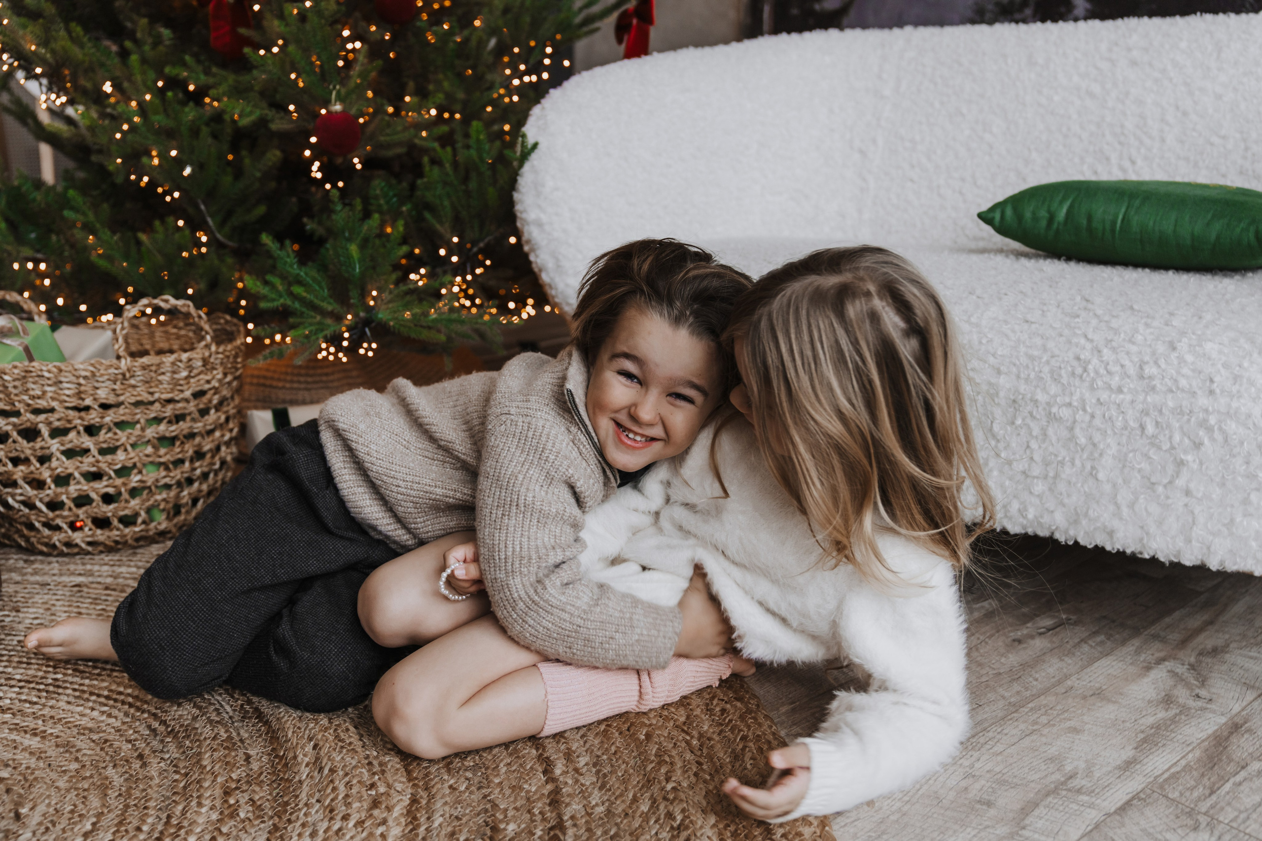 Лиза, Скарлетт, Винсент и Деннис. Минск, Рождество. Olga Modjaro