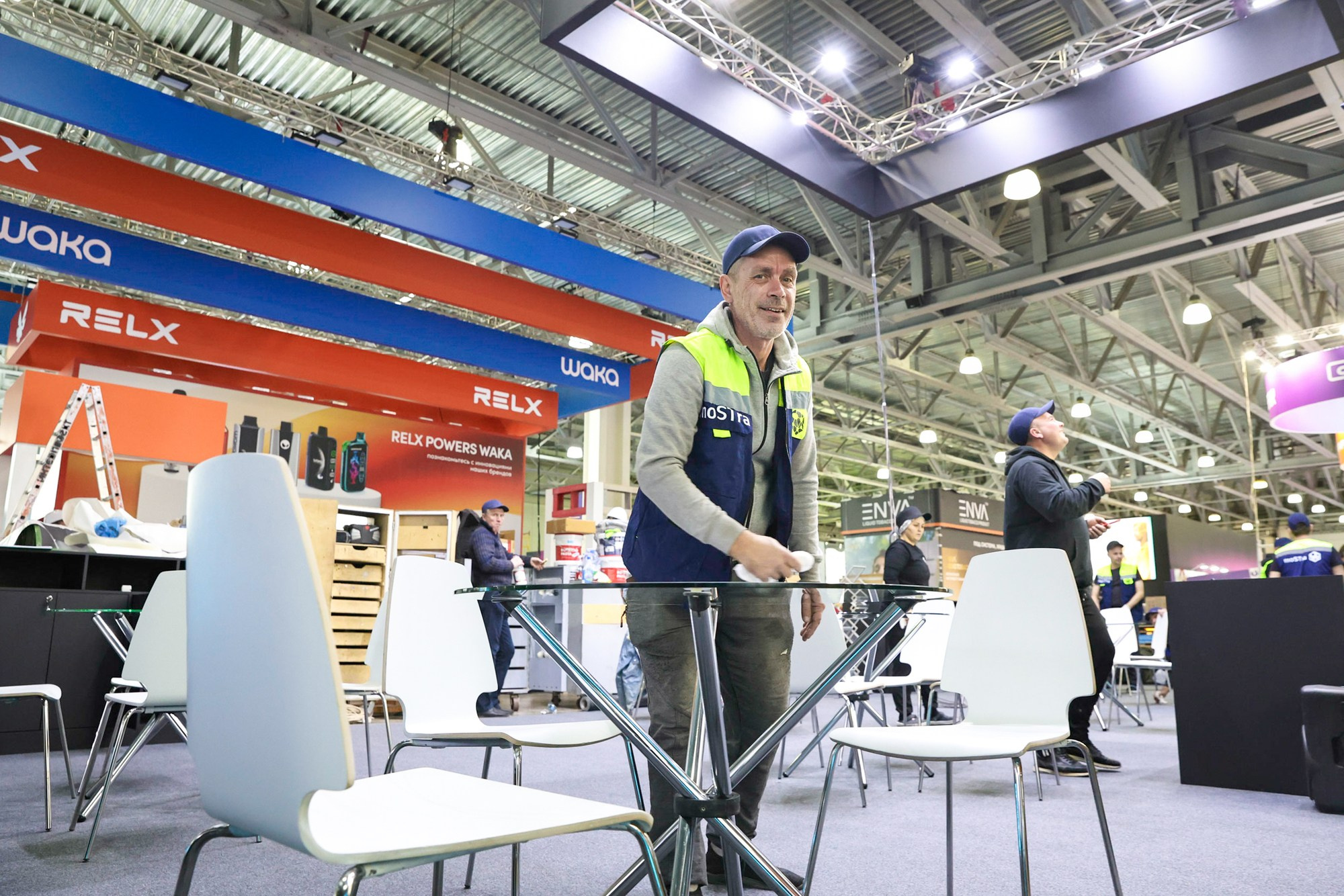 Застройка Vape Club Show. Фотограф Дарья Попова