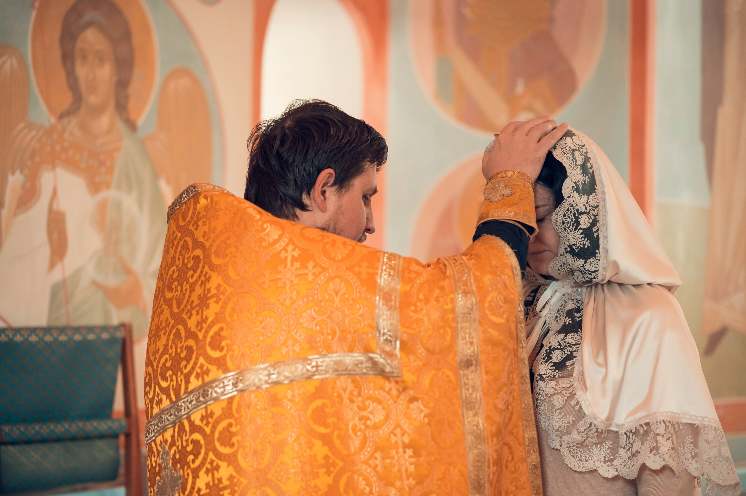 Таинство Крещения Крестовоздвиженский храм. Семейный фотограф Олеся Батурина Рязань