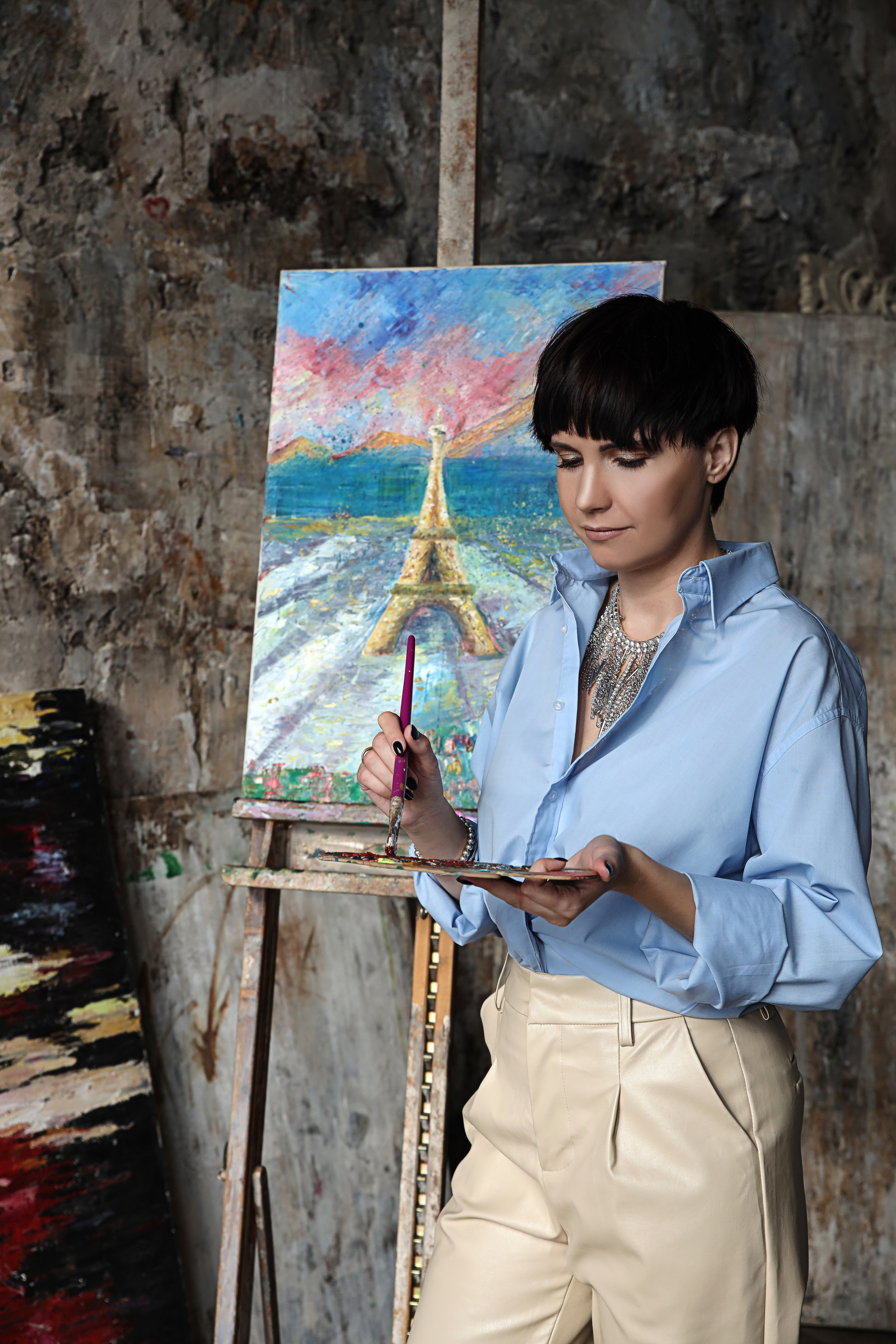 Лена. Cross-foto зал Авангард. Фотограф в Красногорске Инна Романова, индивидуальные съемки, лавстори