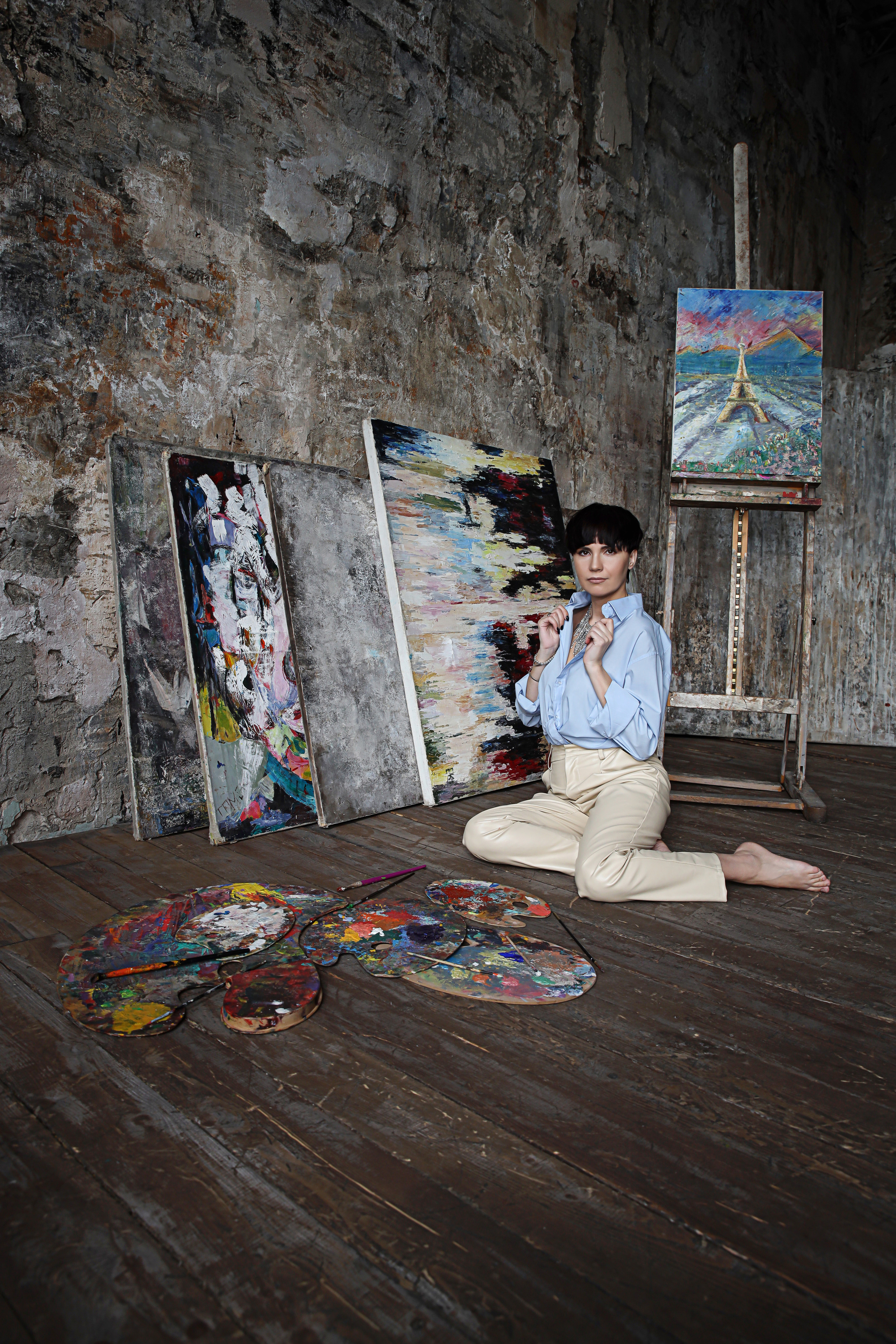 Лена. Cross-foto зал Авангард. Фотограф в Красногорске Инна Романова, индивидуальные съемки, лавстори