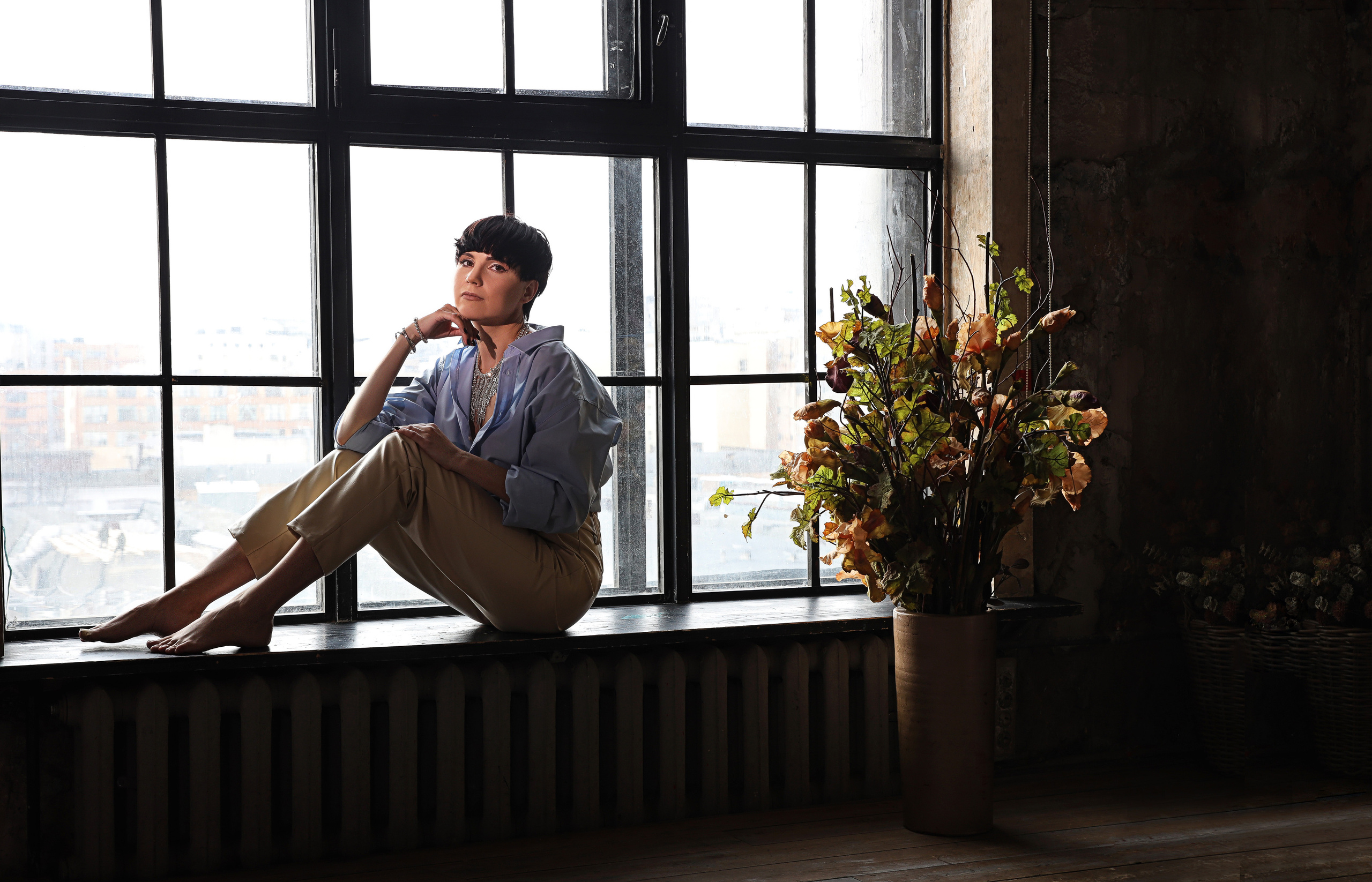 Лена. Cross-foto зал Авангард. Фотограф в Красногорске Инна Романова, индивидуальные съемки, лавстори