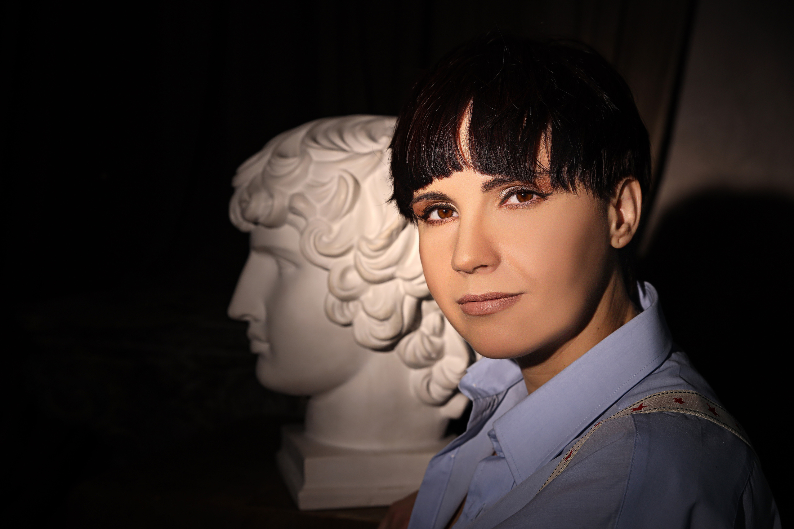 Лена. Cross-foto зал Авангард. Фотограф в Красногорске Инна Романова, индивидуальные съемки, лавстори