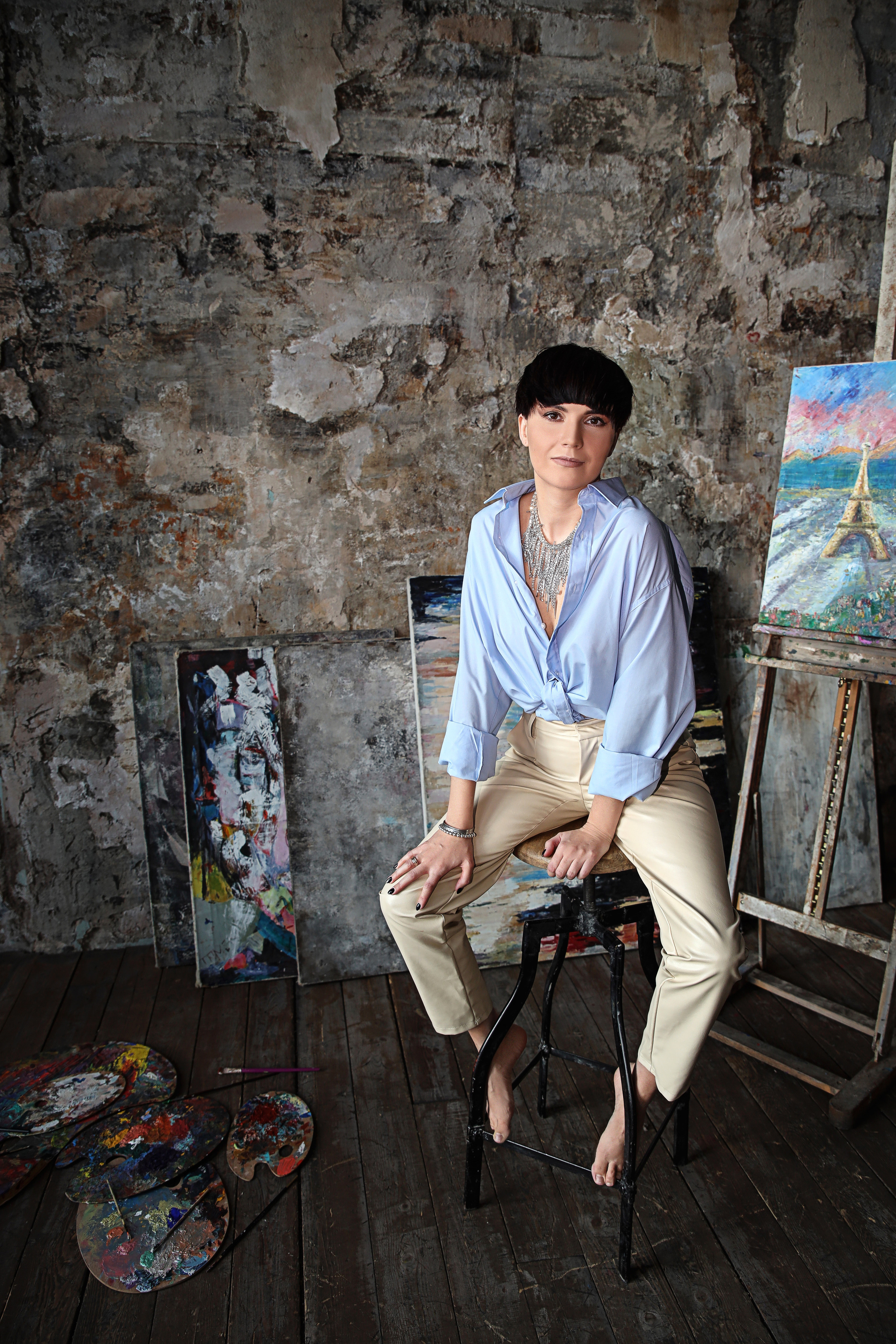 Лена. Cross-foto зал Авангард. Фотограф в Красногорске Инна Романова, индивидуальные съемки, лавстори