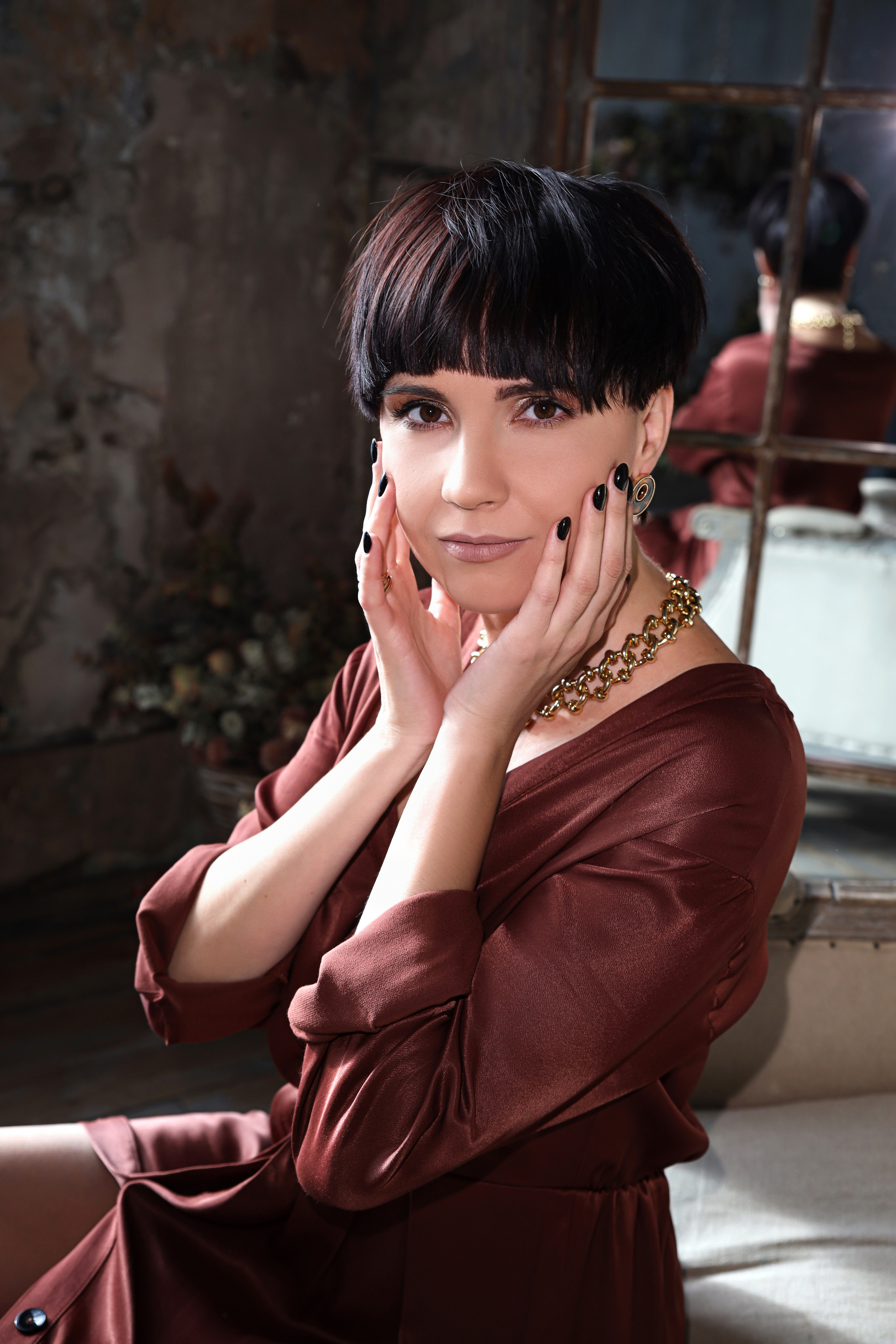 Лена. Cross-foto зал Авангард. Фотограф в Красногорске Инна Романова, индивидуальные съемки, лавстори