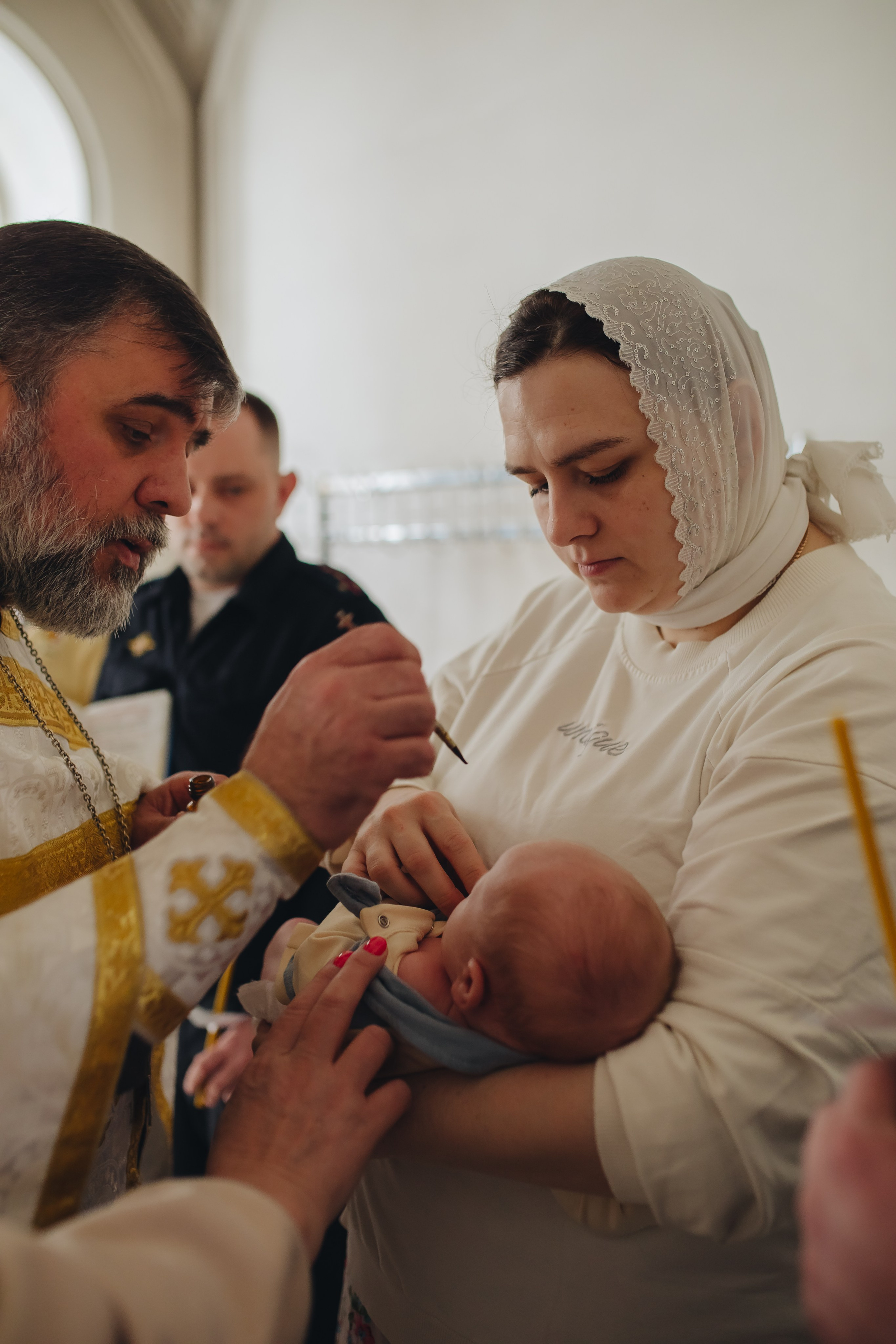 Крещение в светлом Храме. Семейный и детский фотограф в Москве Дорогова Екатерина