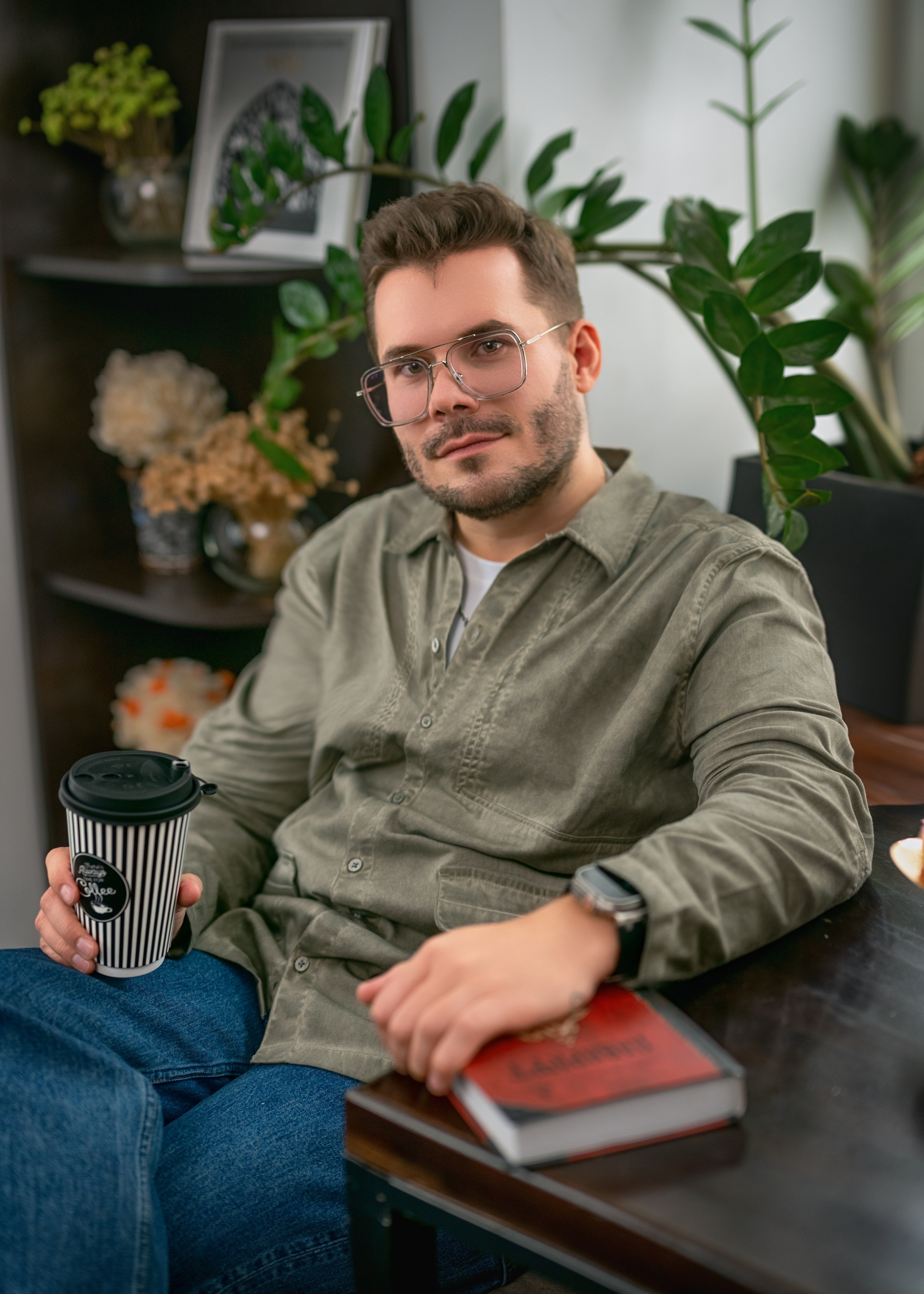 Фото проект в кофейне. Каминская Екатерина. Семейный и детский фотограф в Москве