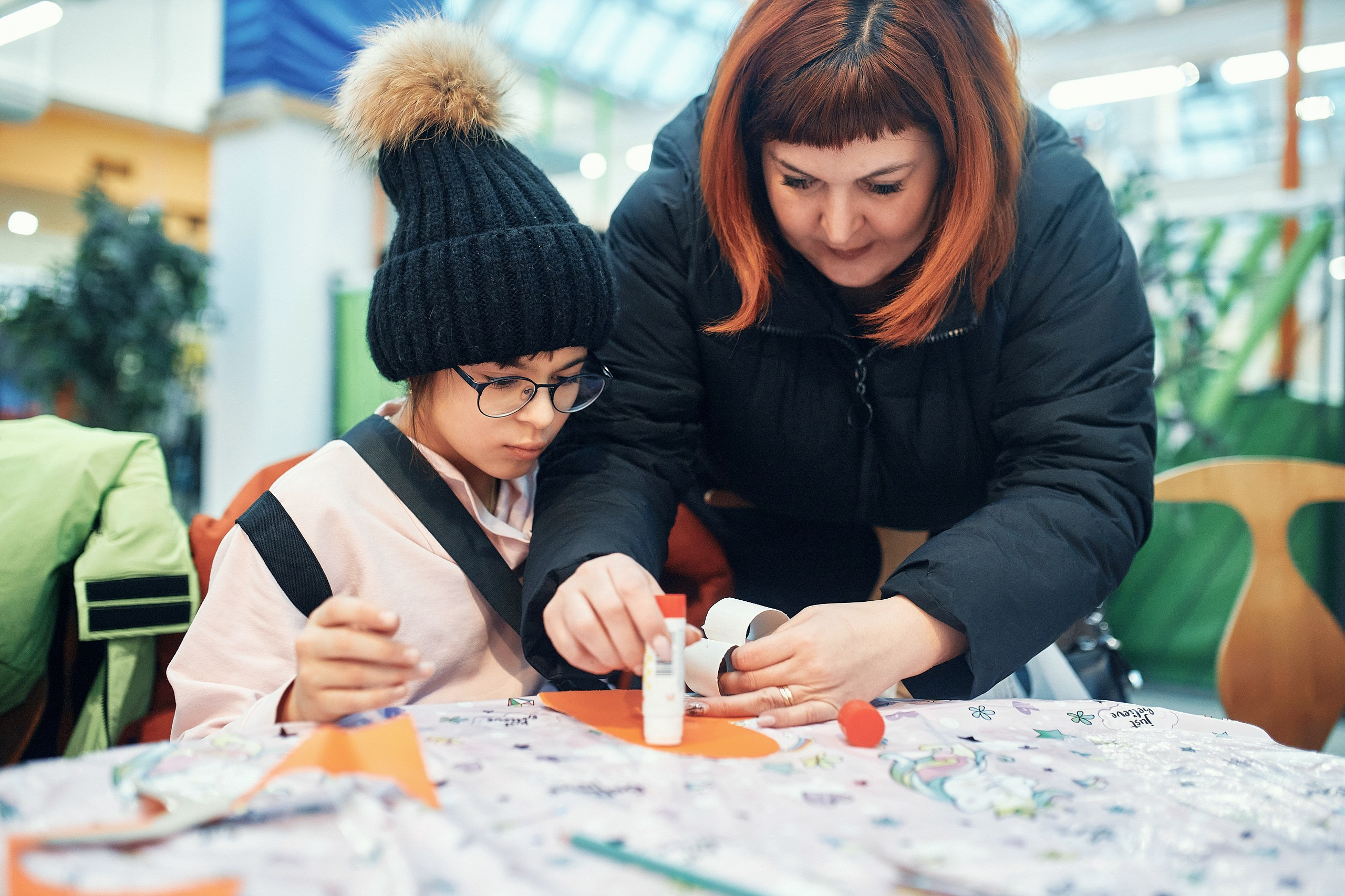 Детский новогодний праздник в ТЦ Июнь. Семейный и репортажной фотограф в Красноярске и Москве Виктор Бабинцев