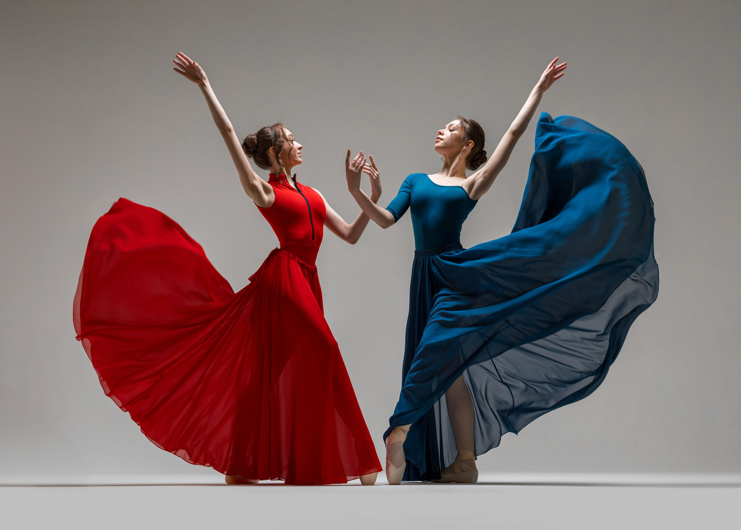 Балетная съёмка на белой циклораме и фонах. Балетный фотограф Алина Ханько — Душа Балета