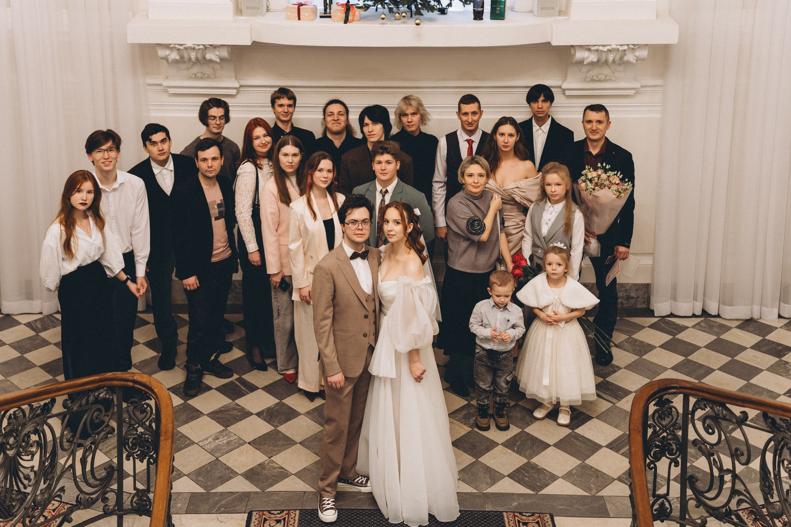 СВАДЕБНАЯ СЬЕМКА ВО ВТОРОМ ДВОРЦЕ С ГОСТЯМИ И ПРОГУЛКА В ТАВРИЧЕСКОМ САДУ. Профессиональный фотограф, Санкт-Петербург — Виктория Богомолова