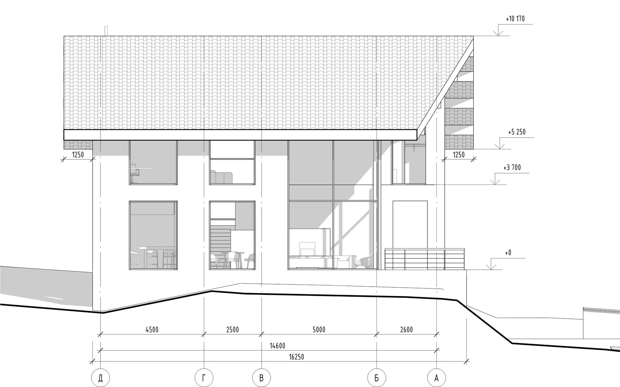 Загородный дом Сикачи-Алян. Архитектурно-дизайнерское бюро ROOMS