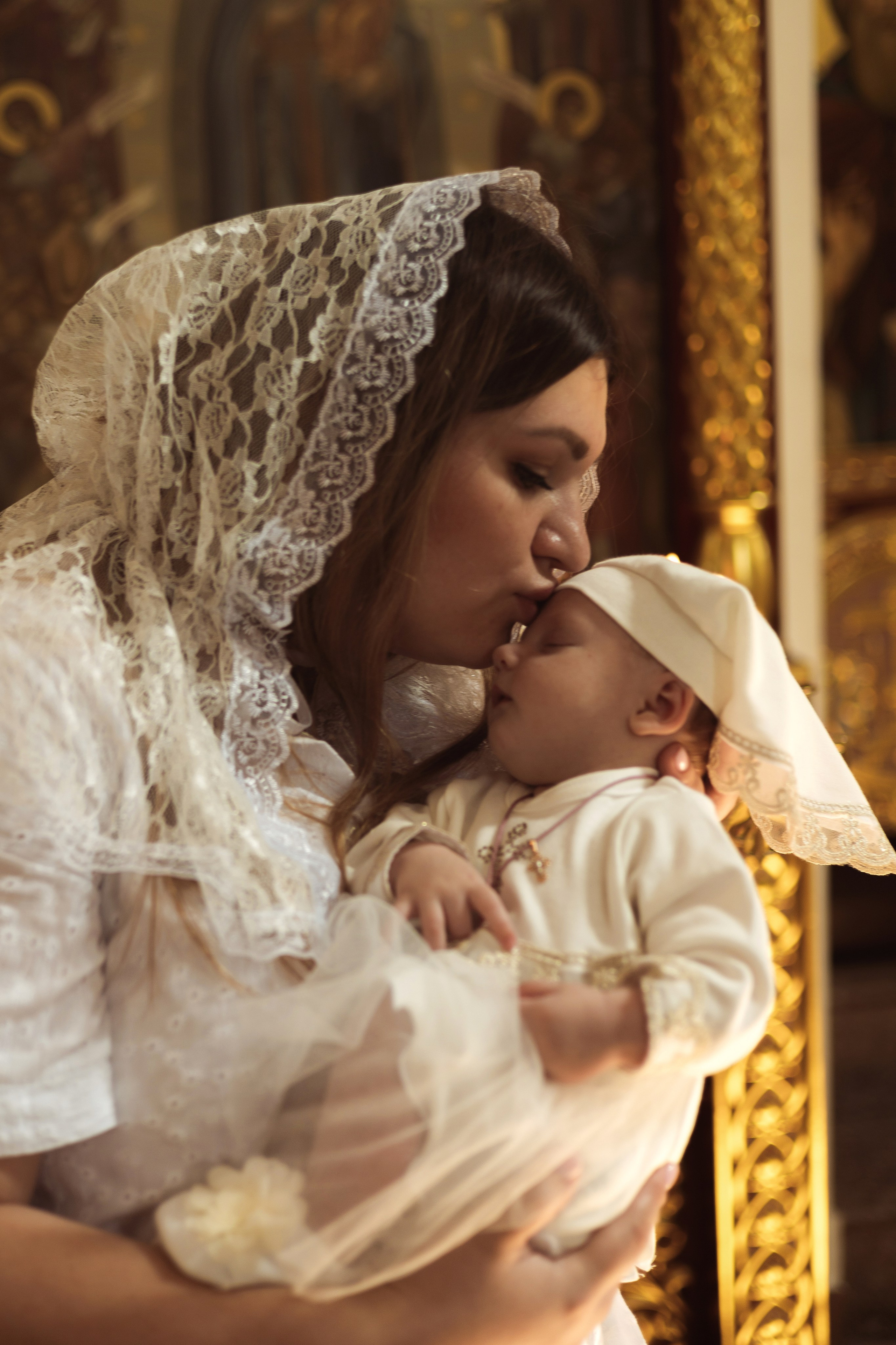 Таинство крещения. Фотограф новорожденных Саратов