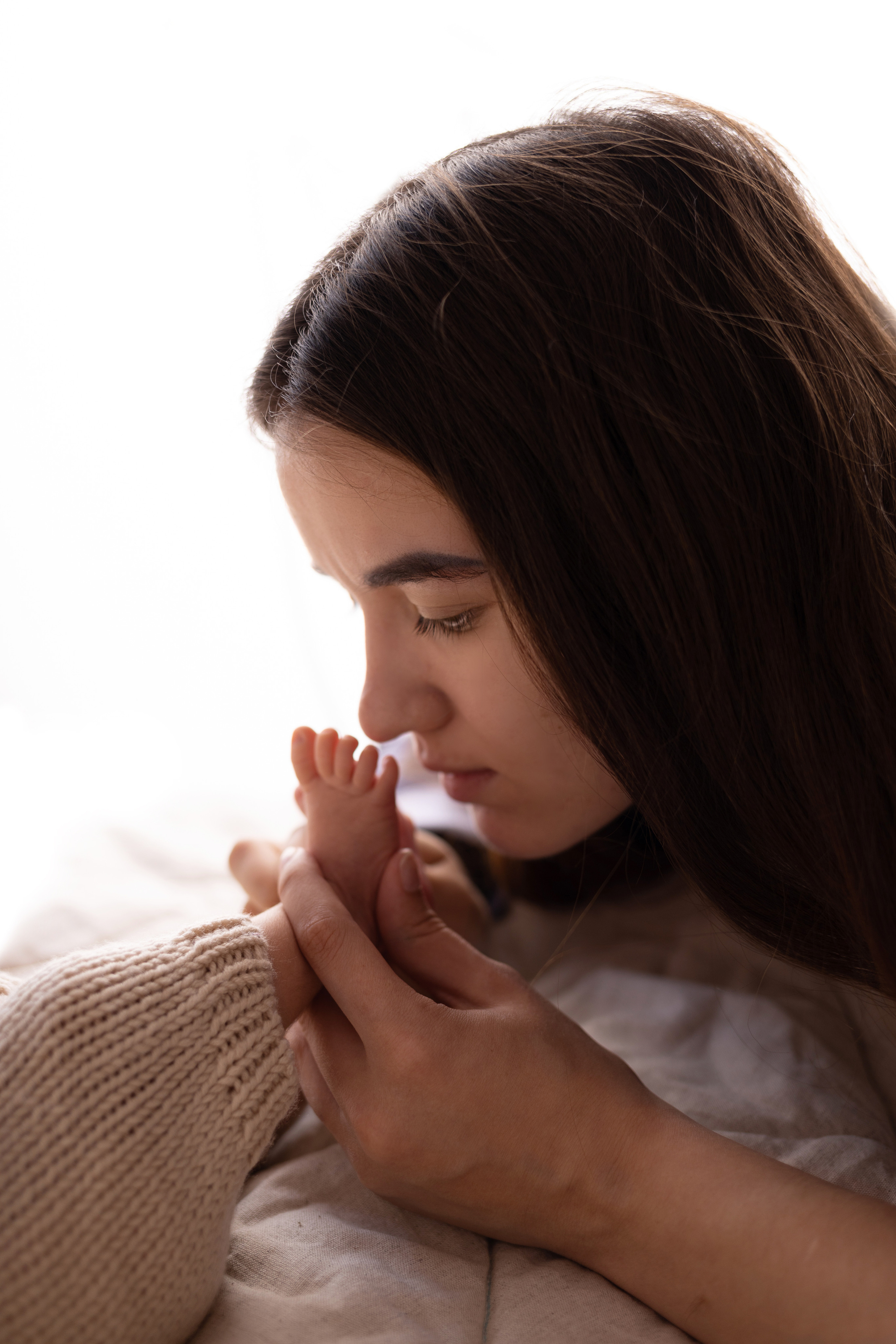 Newborn съемка в стиле Лайф. Фотограф новорожденных малышей в Омске и Омской области Эльвира Камаева