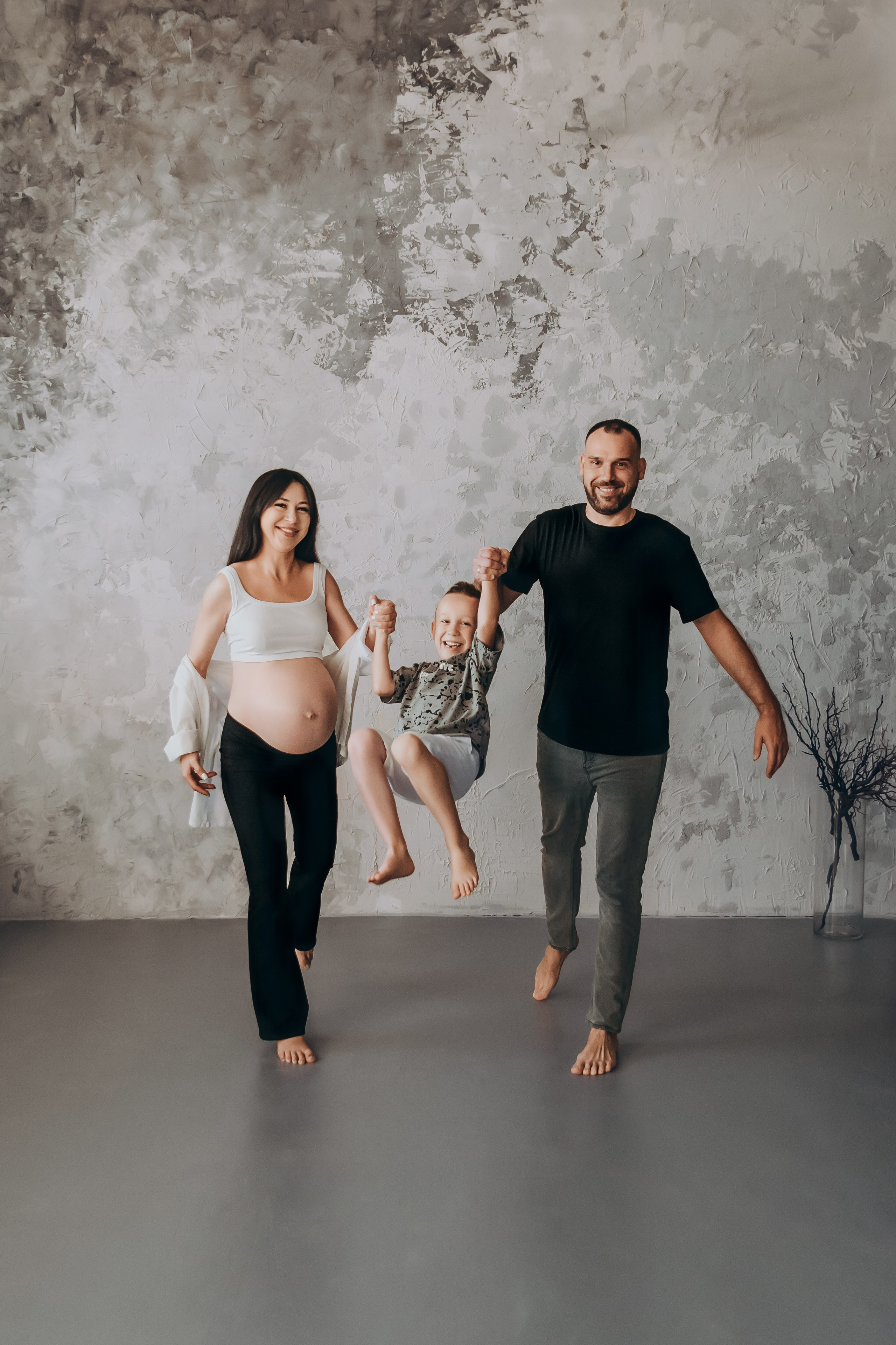 Фотосессия беременности Юля с семьей. Семейный и детский фотограф Кущ Наташа