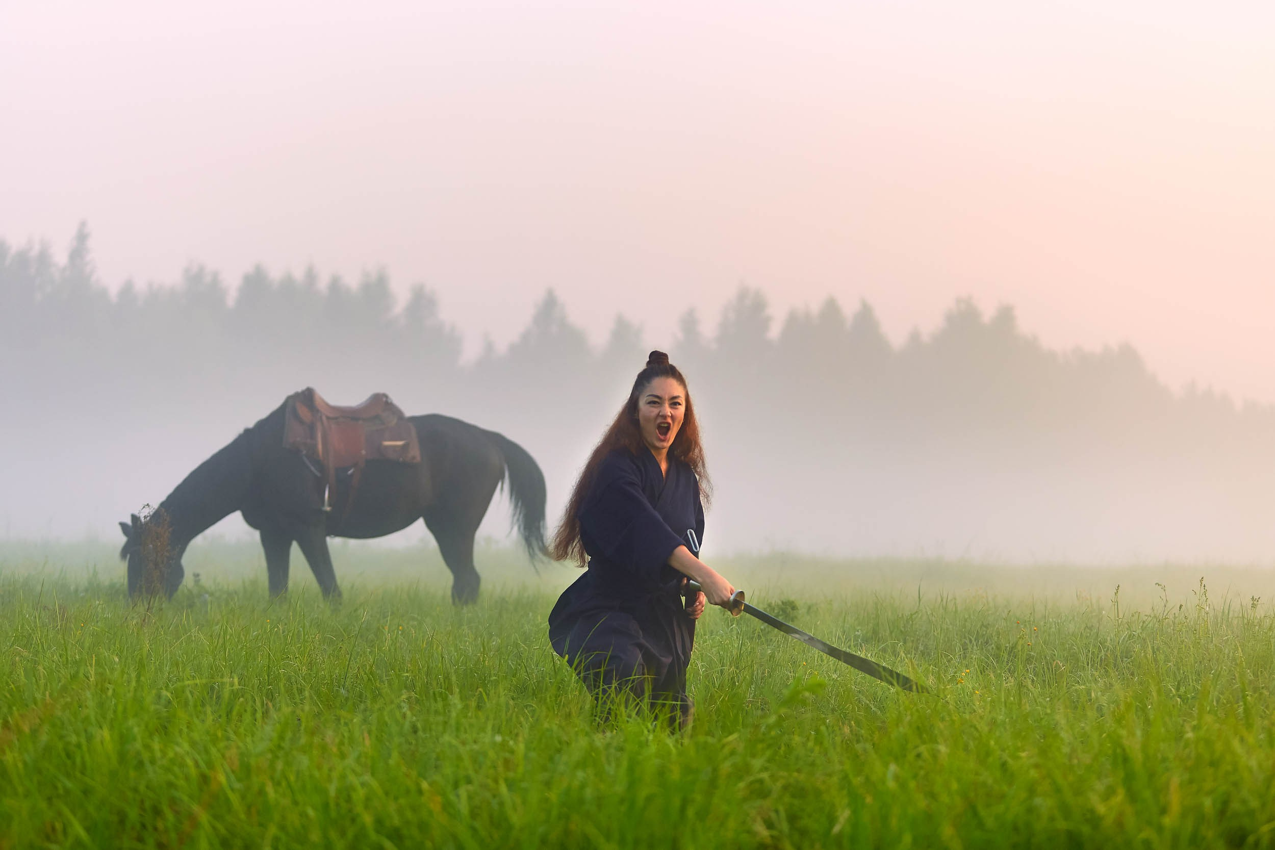 Фотопроекты и съемки на природе, с лошадьми, самолетами и авто. Выездная фотосессия. Фотограф, фотопроекты Михаила Семенова в Ярославле. Фотошкола