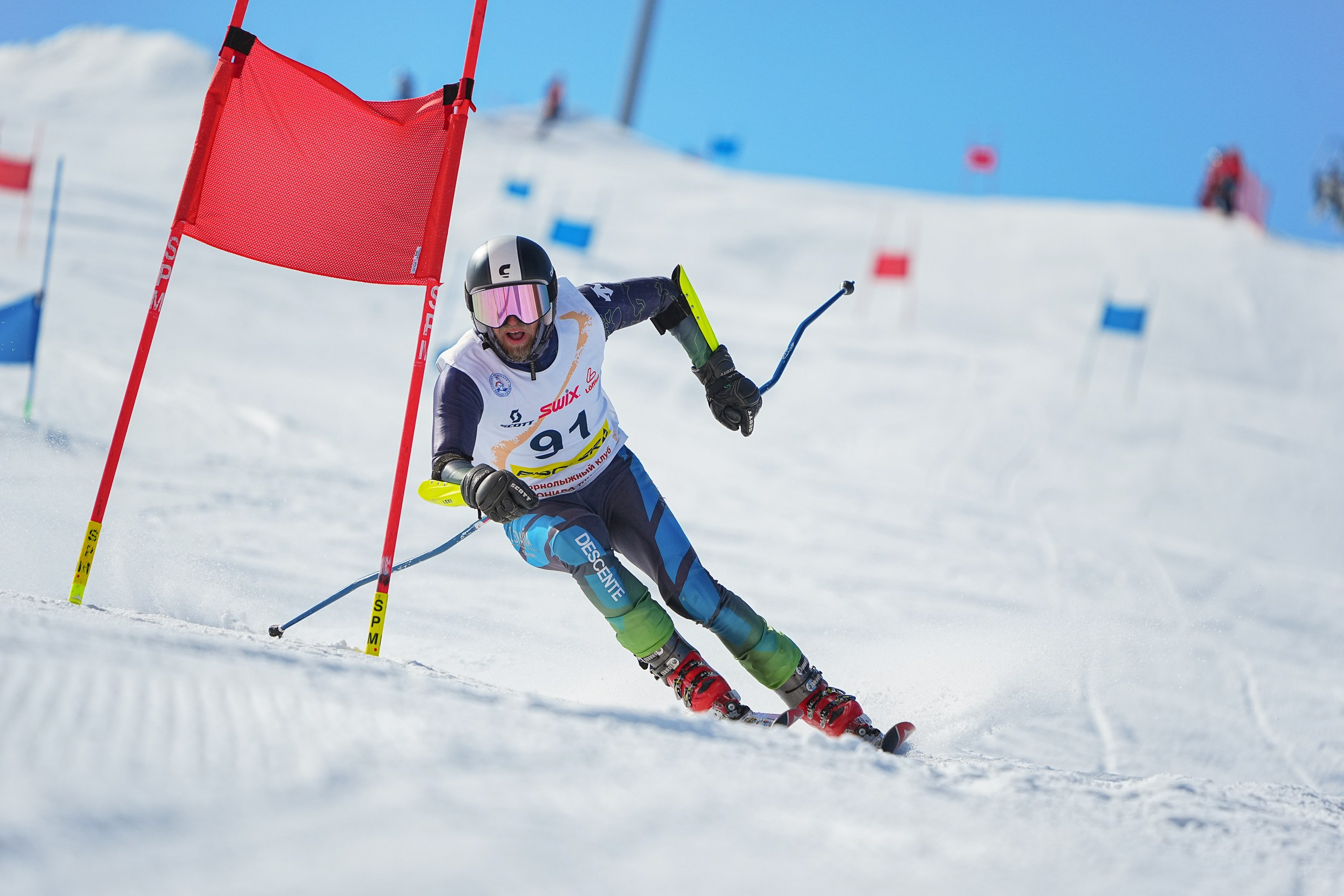 Соревнования «Приз горнолыжного клуба Леонида Тягачева», GS, 2024. Фотограф Студитский Евгений