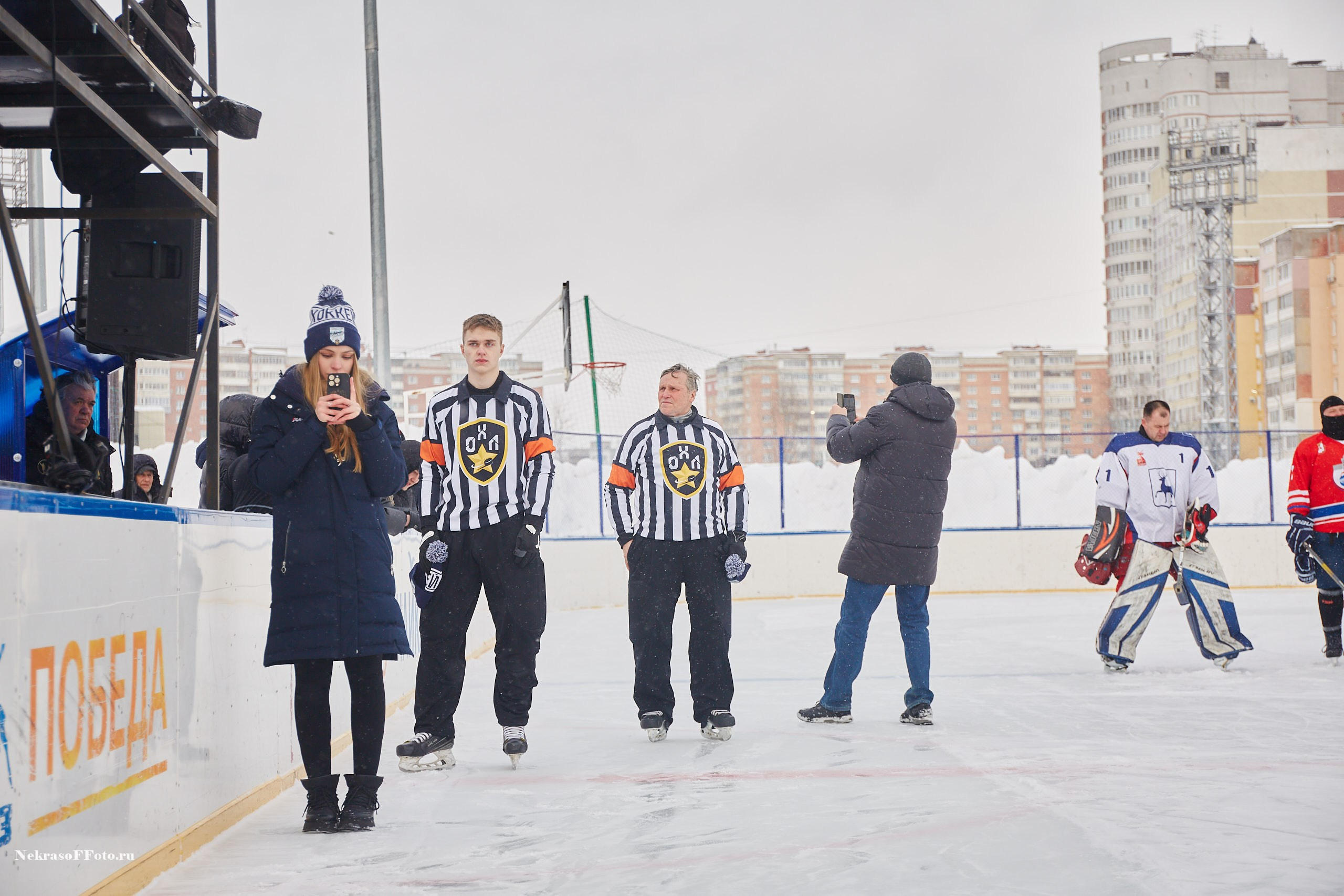 Турнир по хоккею «Русская классика» в рамках Офицерской хоккейной лиги. Спортивный фотограф Некрасов Денис