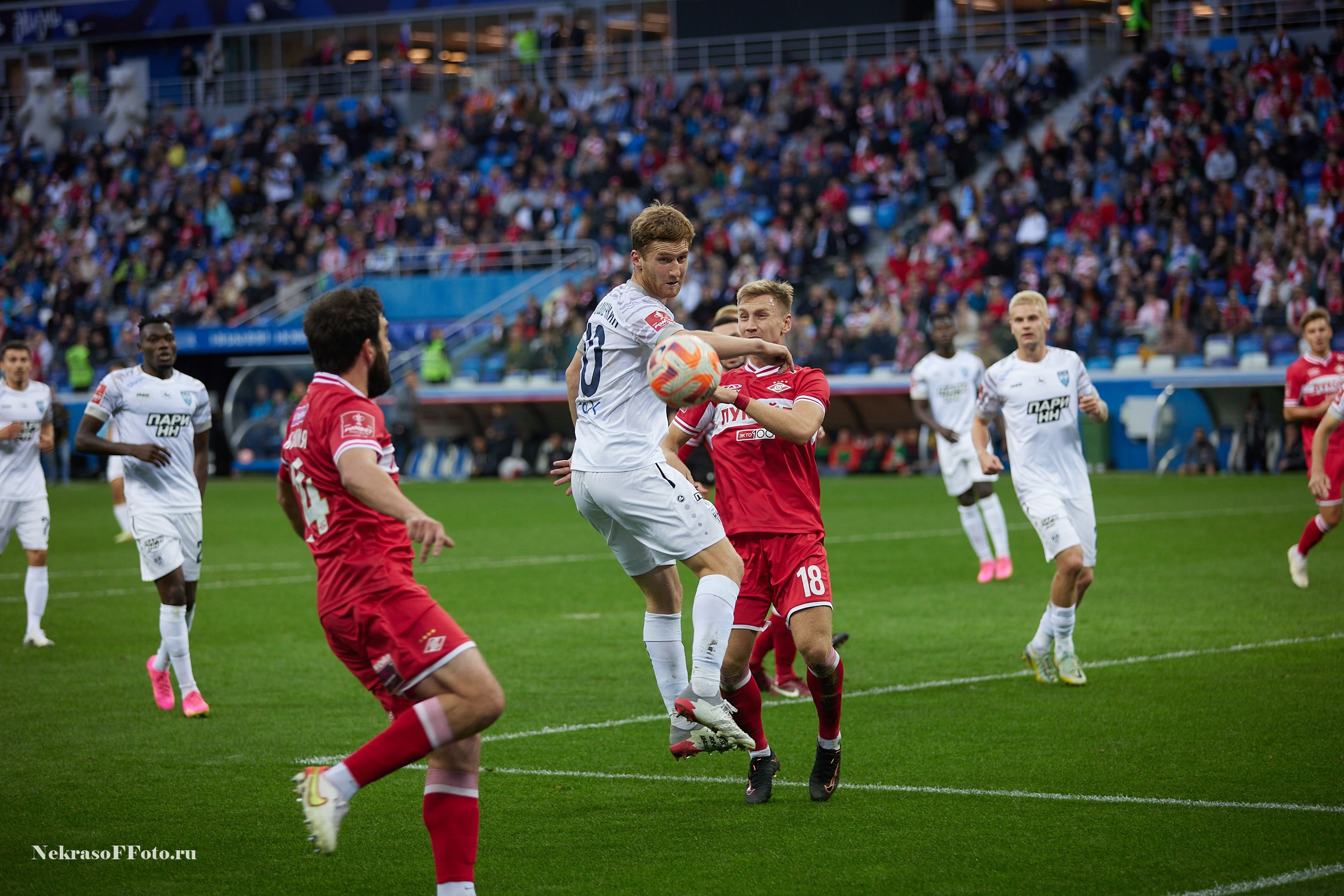 РПЛ ФК Пари НН- ФК Спартак. Спортивный фотограф Некрасов Денис