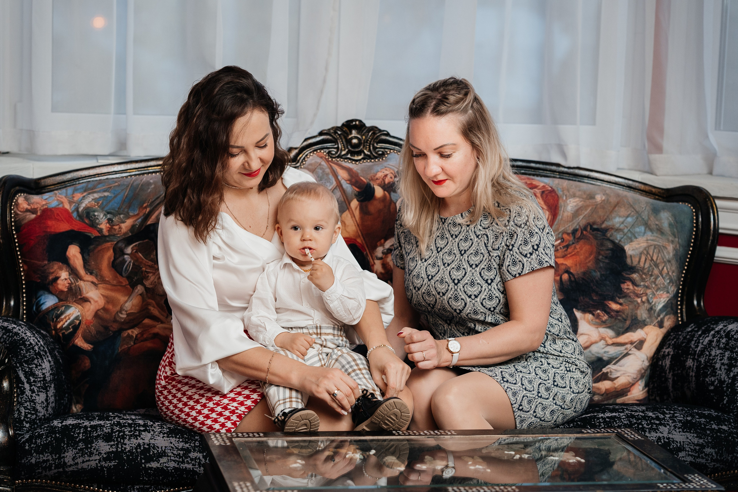 1 годик. Ресторан Русский дворик. Семейный и детский фотограф в Сергиев Посаде, Хотьково Якимчук Любовь