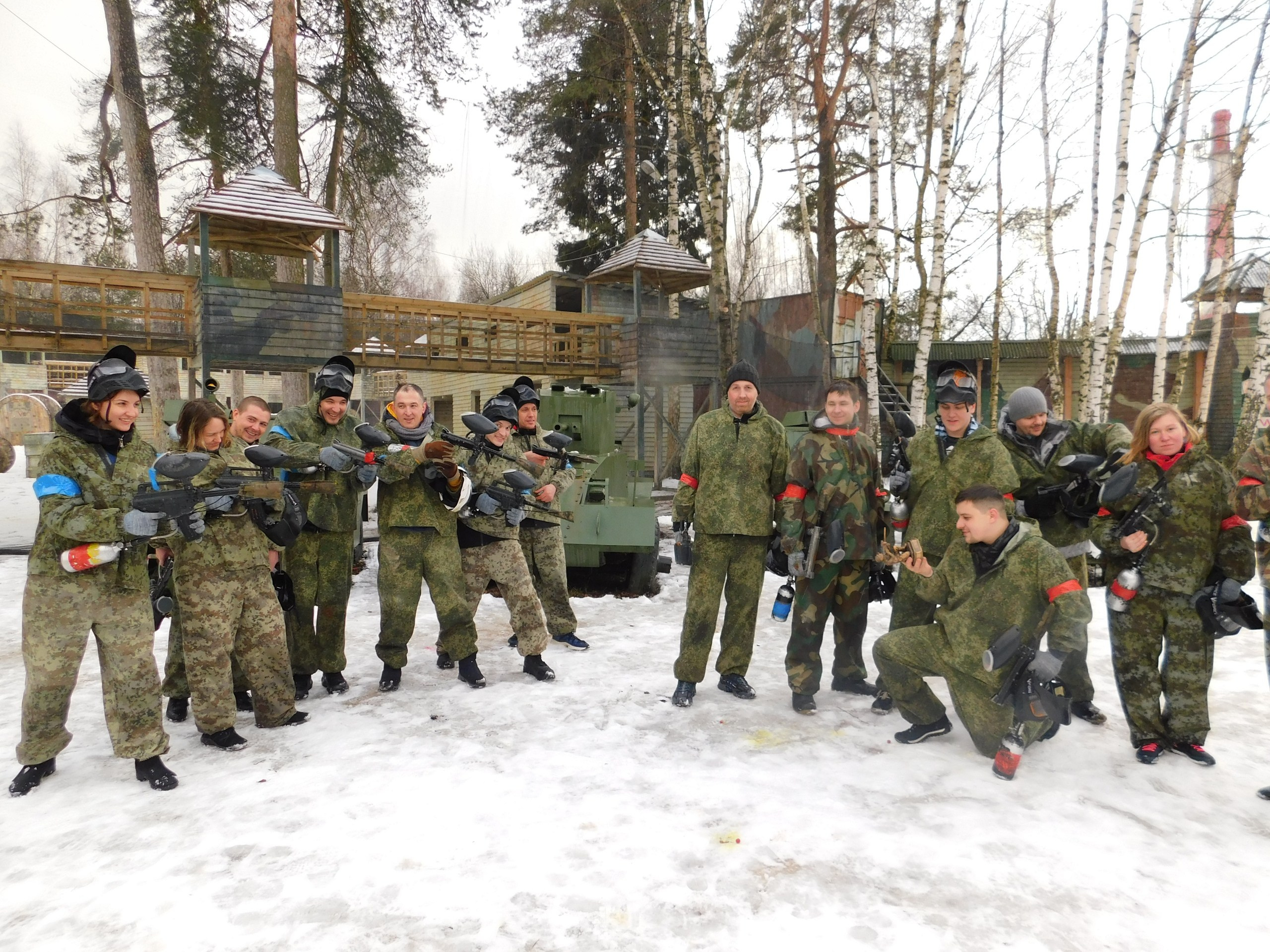 Пейнтбол + шашлычки | 23.02.2020. Галерея Фантим