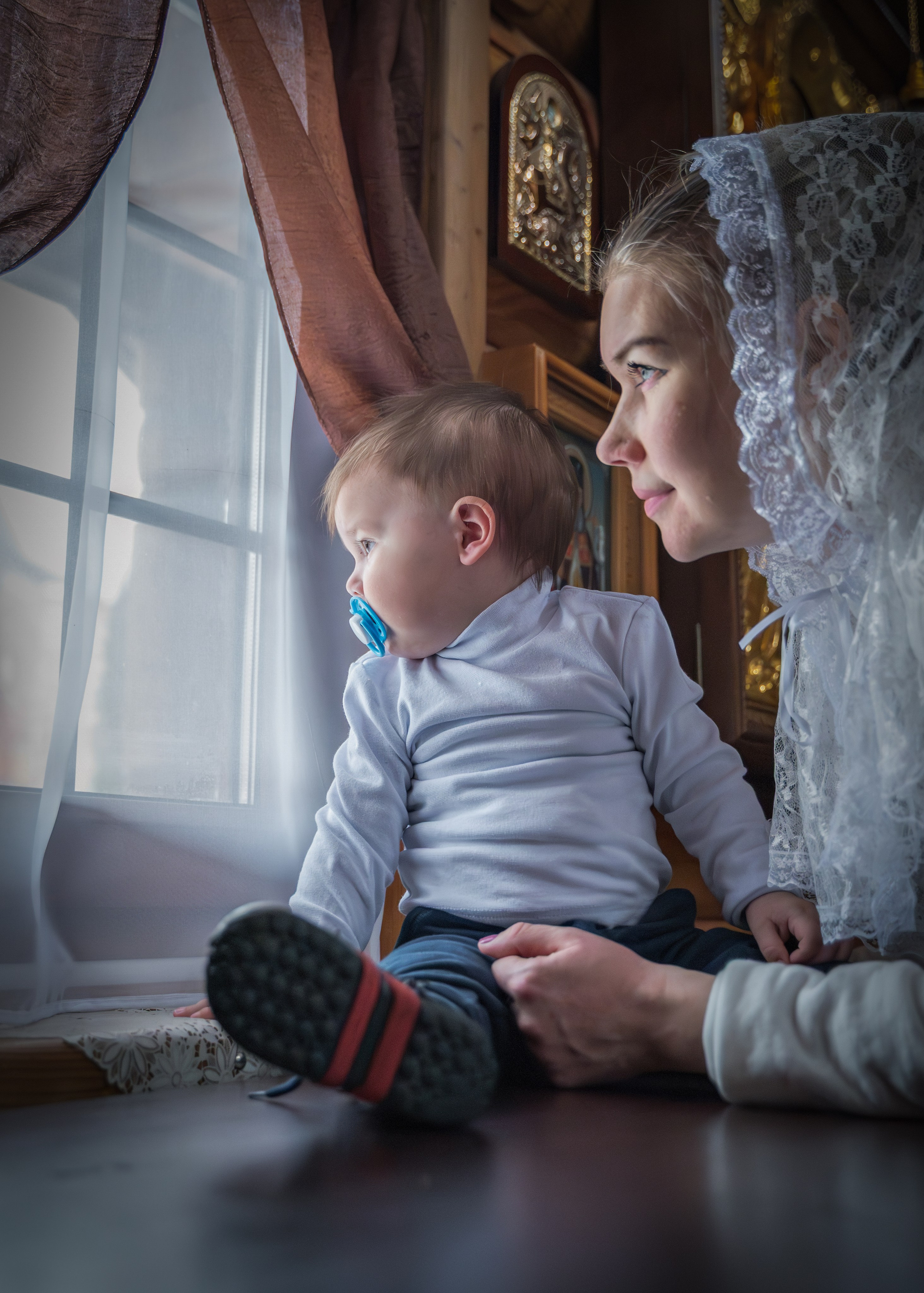 Крещение в Никольском храме д. Островцы