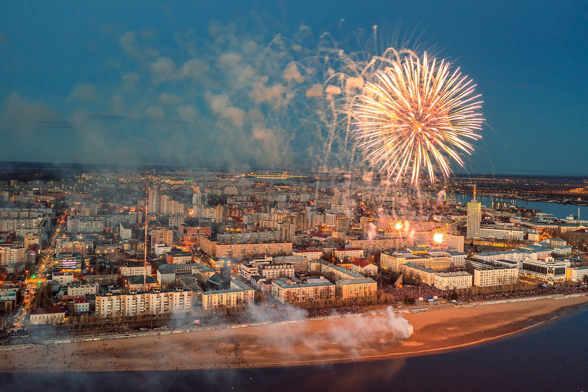 Город. Аэросъемка в Архангельске, Александр Ермолин