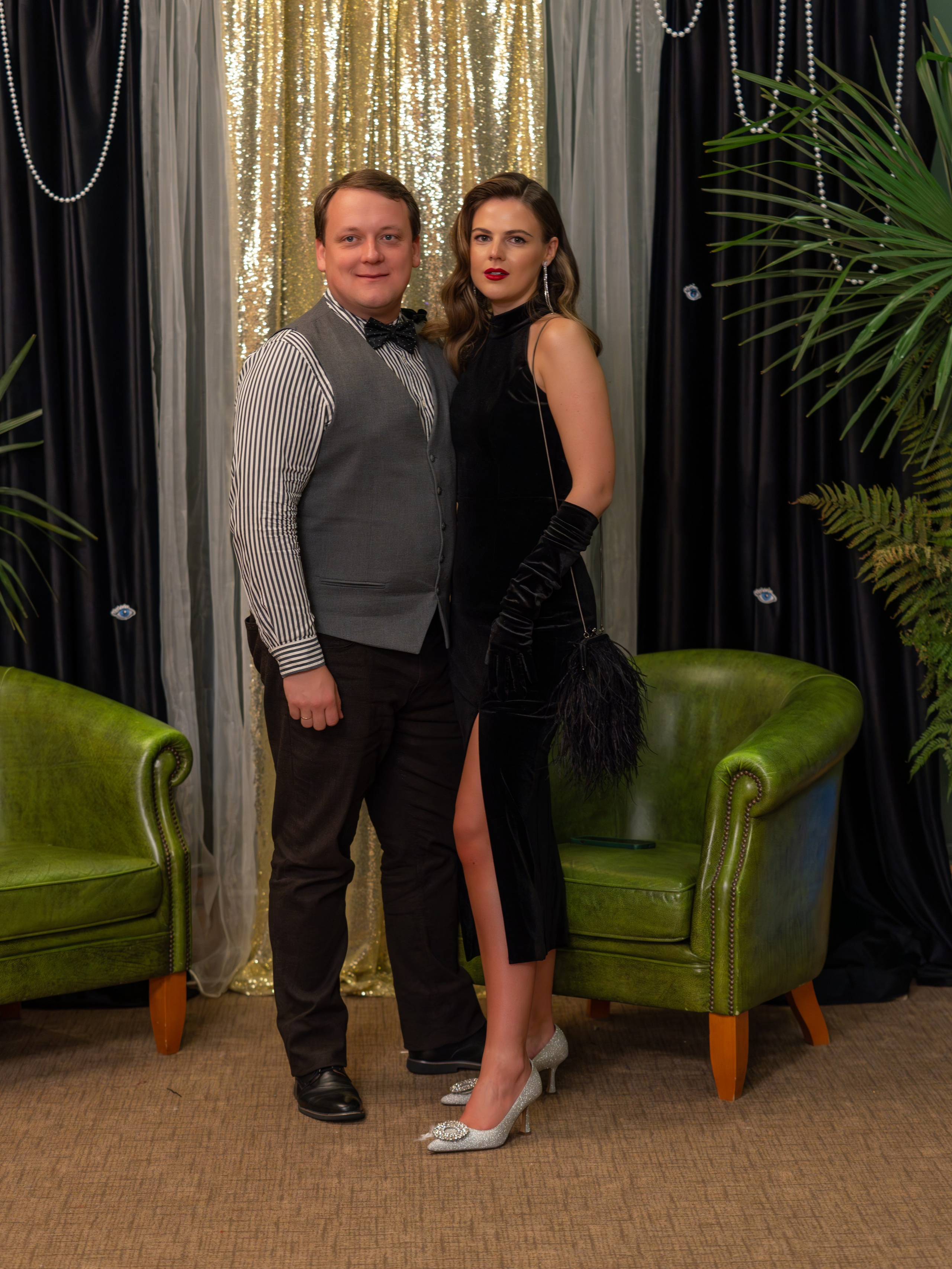 Новый год в стиле Great Gatsby. Репортажный фотограф в Красной Поляне и Сочи Павлюченко Екатерина