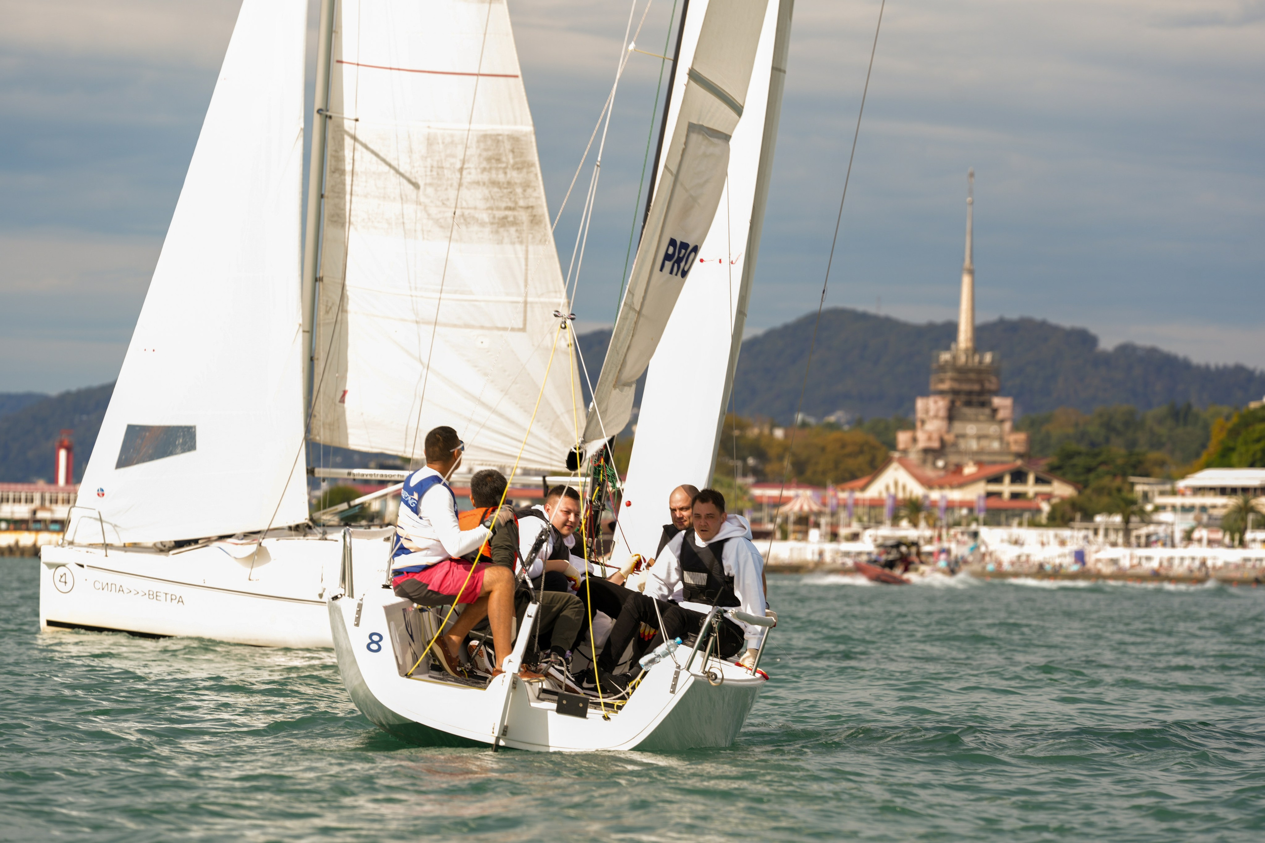 Яхтенная регата для компании Агрегатка. Репортажный фотограф в Красной Поляне и Сочи Павлюченко Екатерина